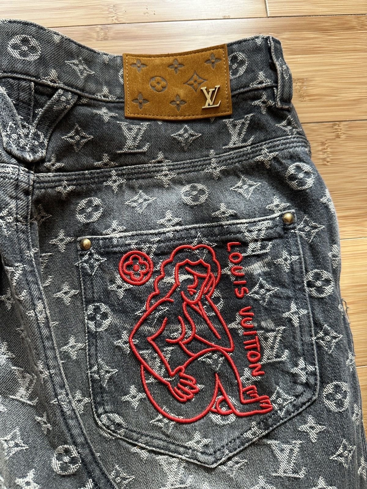 Louis Vuitton Louis Vuitton Distressed Baggy Denim Size US 28 / EU 44 - 3 Thumbnail