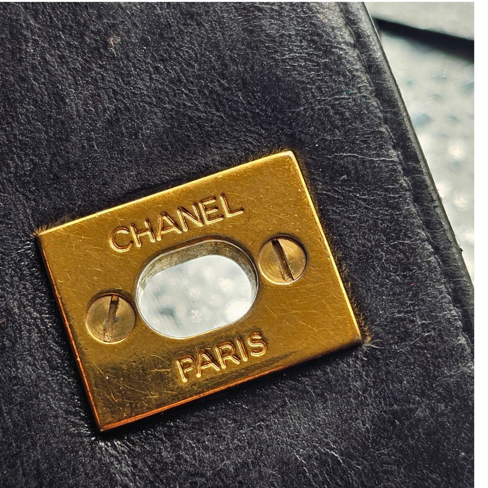 Chanel Black Quilted Lambskin Flap Shoulder Bag with Gold Hardware Size ONE SIZE - 14 Thumbnail