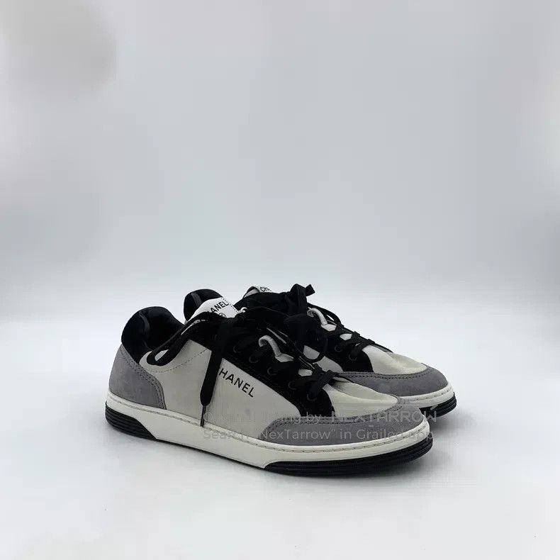 Chanel Chanel Colour-matched logo suede casual shoes sneakers Size US 8.5 / IT 38.5 - 2 Thumbnail