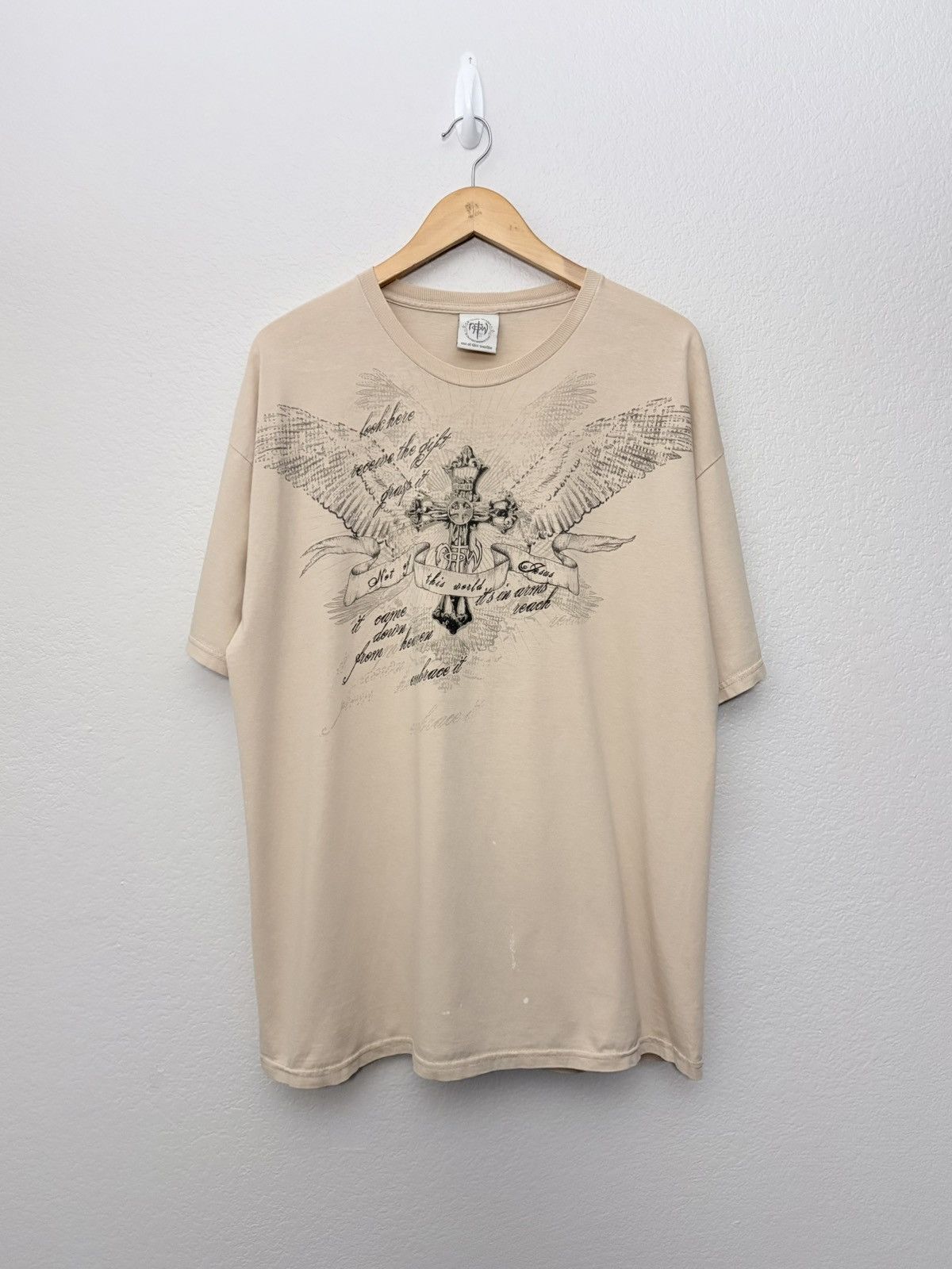 Vintage 90’s Not of This World Vintage Grail Jesus Tee Size US XL / EU 56 / 4 - 1 Thumbnail