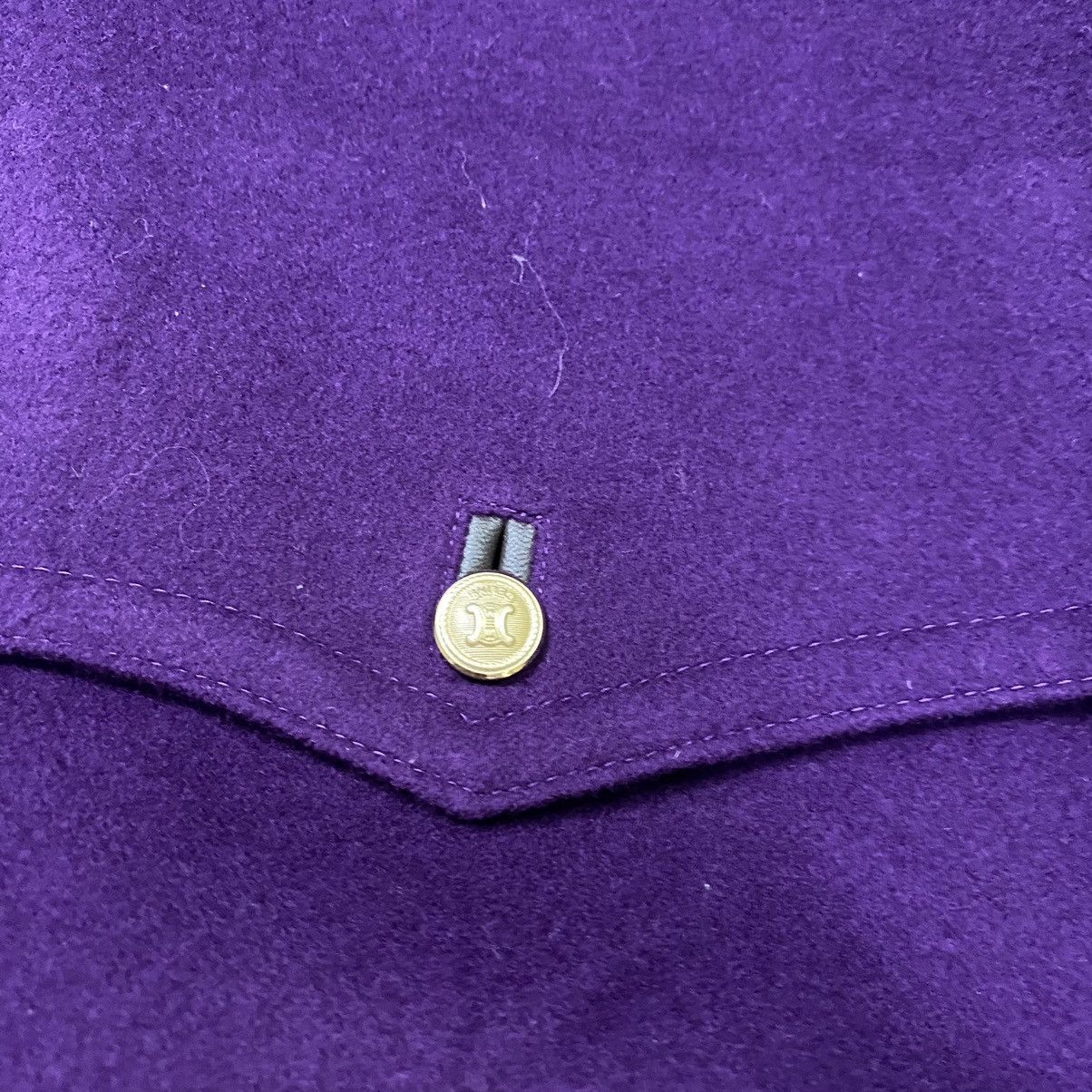Celine Vintage Celine Paris Wool Button Luxury Jacket 1980s Size US M / EU 48-50 / 2 - 20 Thumbnail