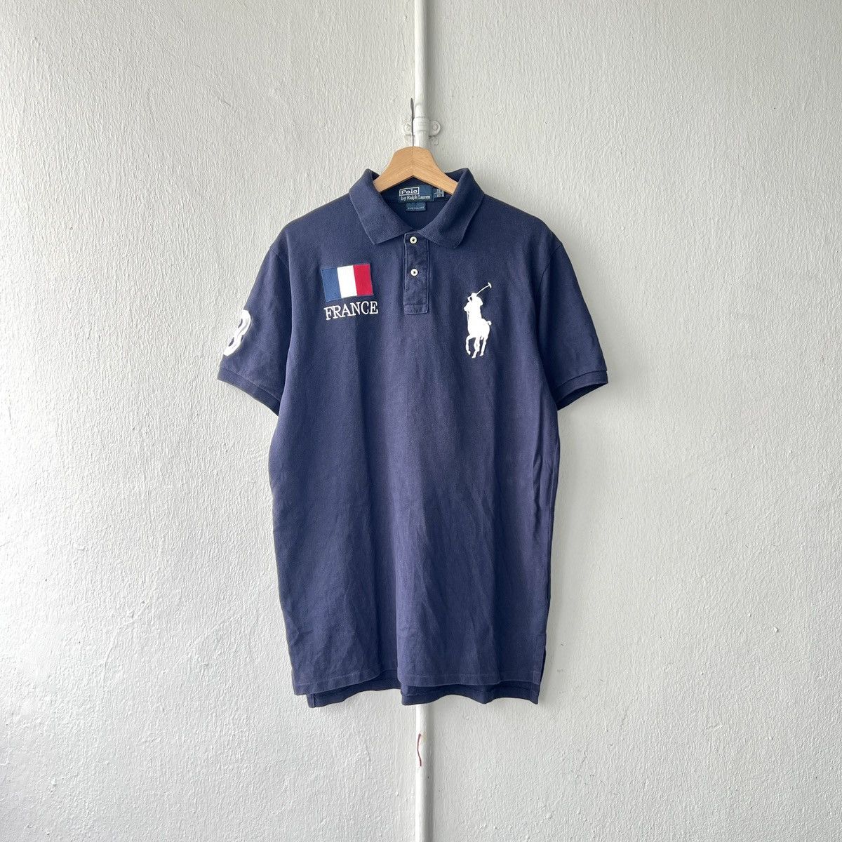 Polo Ralph Lauren Polo Ralph Lauren France Polo Tee Shirt Size US L / EU 52-54 / 3 - 2 Thumbnail