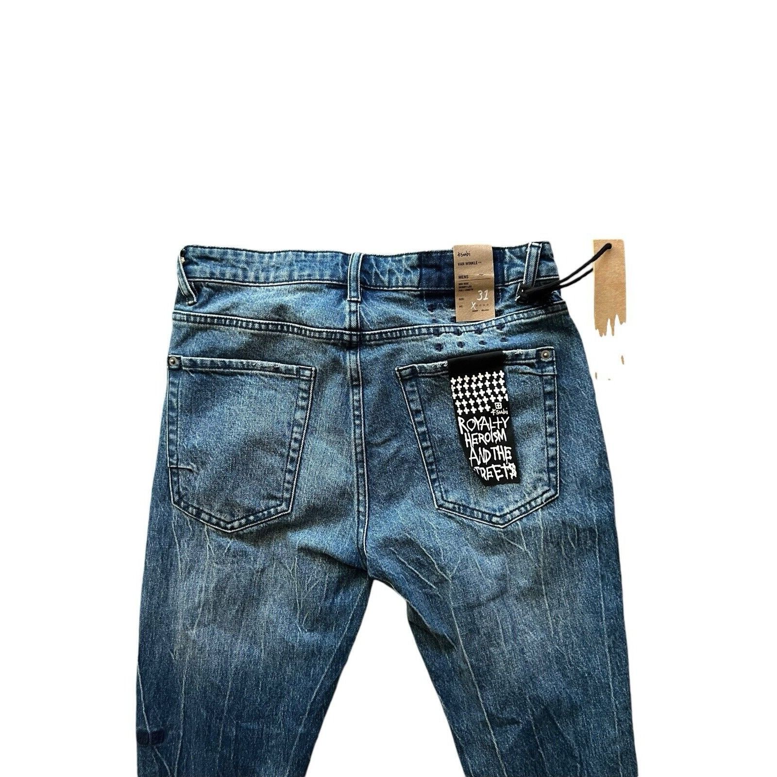 Ksubi Ksubi Jeans Mens Van Winkle Bluuu Skinny Leg Blue Size 31/32 Size US 31 - 3 Thumbnail