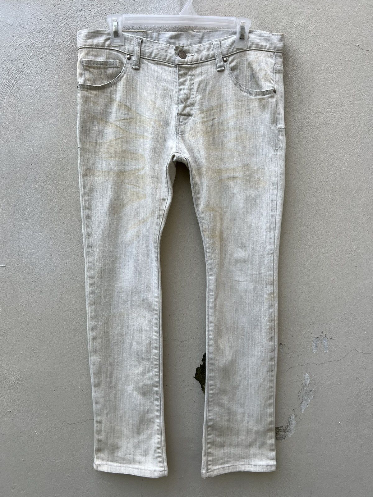 Tornado Mart Vintage Tornado Mart Mud Design Stretch Denim Flare Jeans Size US 32 / EU 48 - 6 Thumbnail