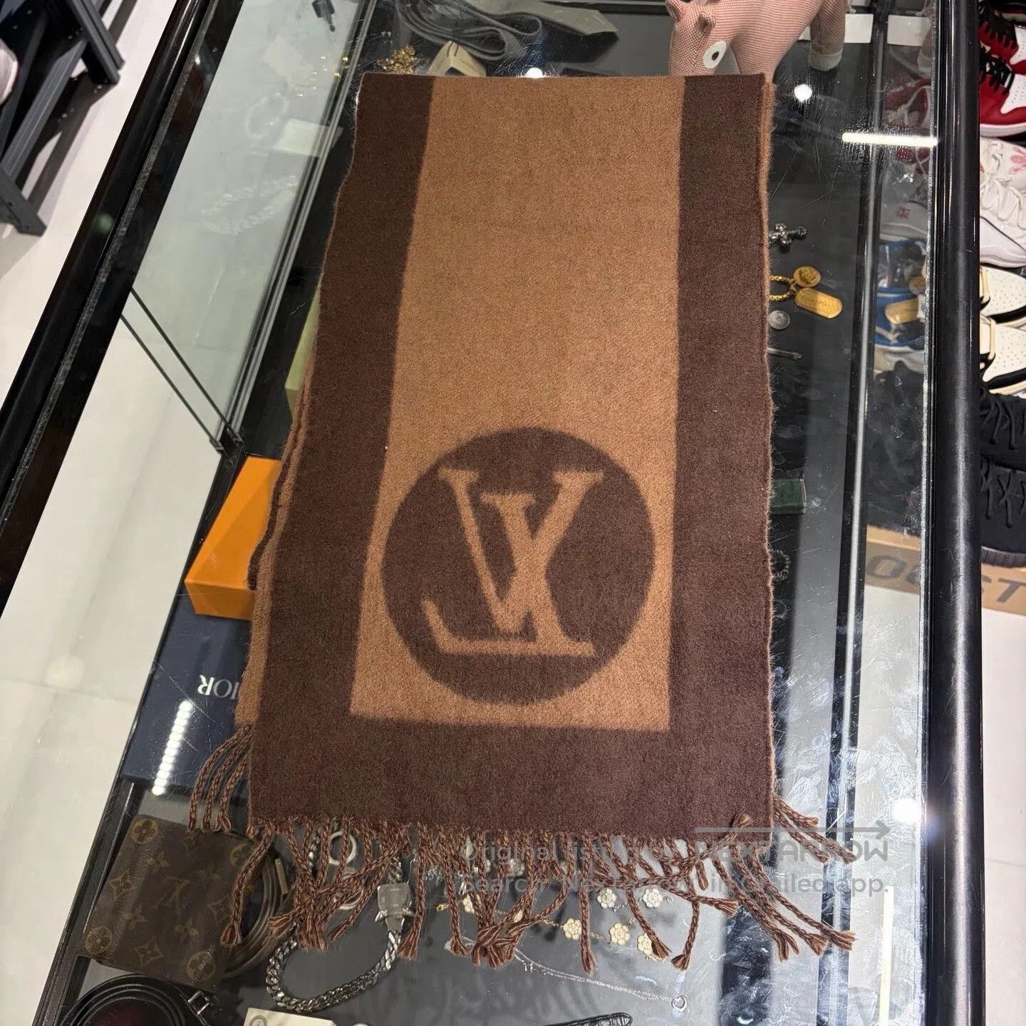 Louis Vuitton Louis Vuitton Cardiff Logo Wool Scarf. Size ONE SIZE - 1 Thumbnail