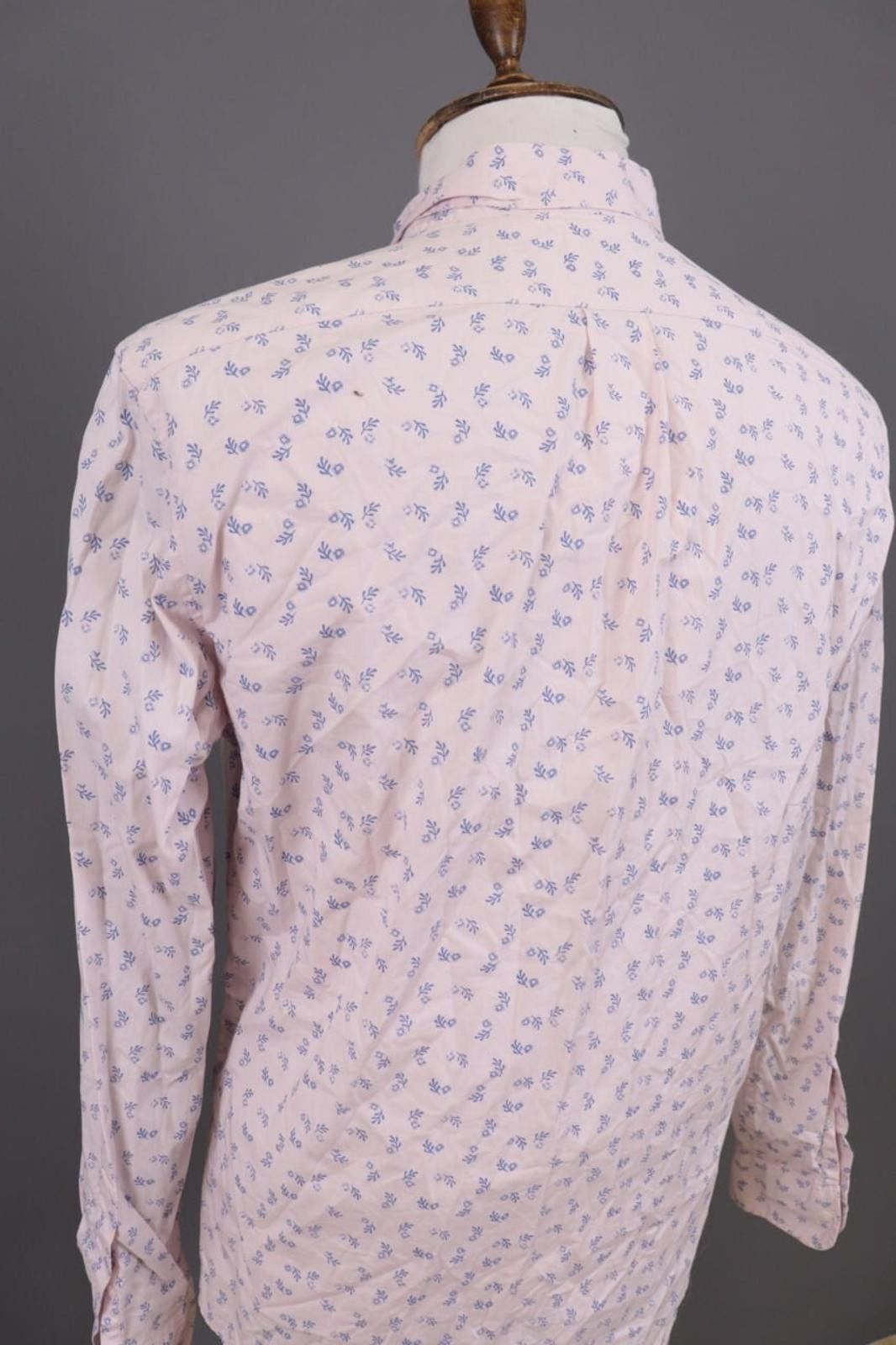 J.Crew J.Crew Slim Fit Pink Floral Dress Shirt Size 42 / L Size US L / EU 52-54 / 3 - 8 Thumbnail