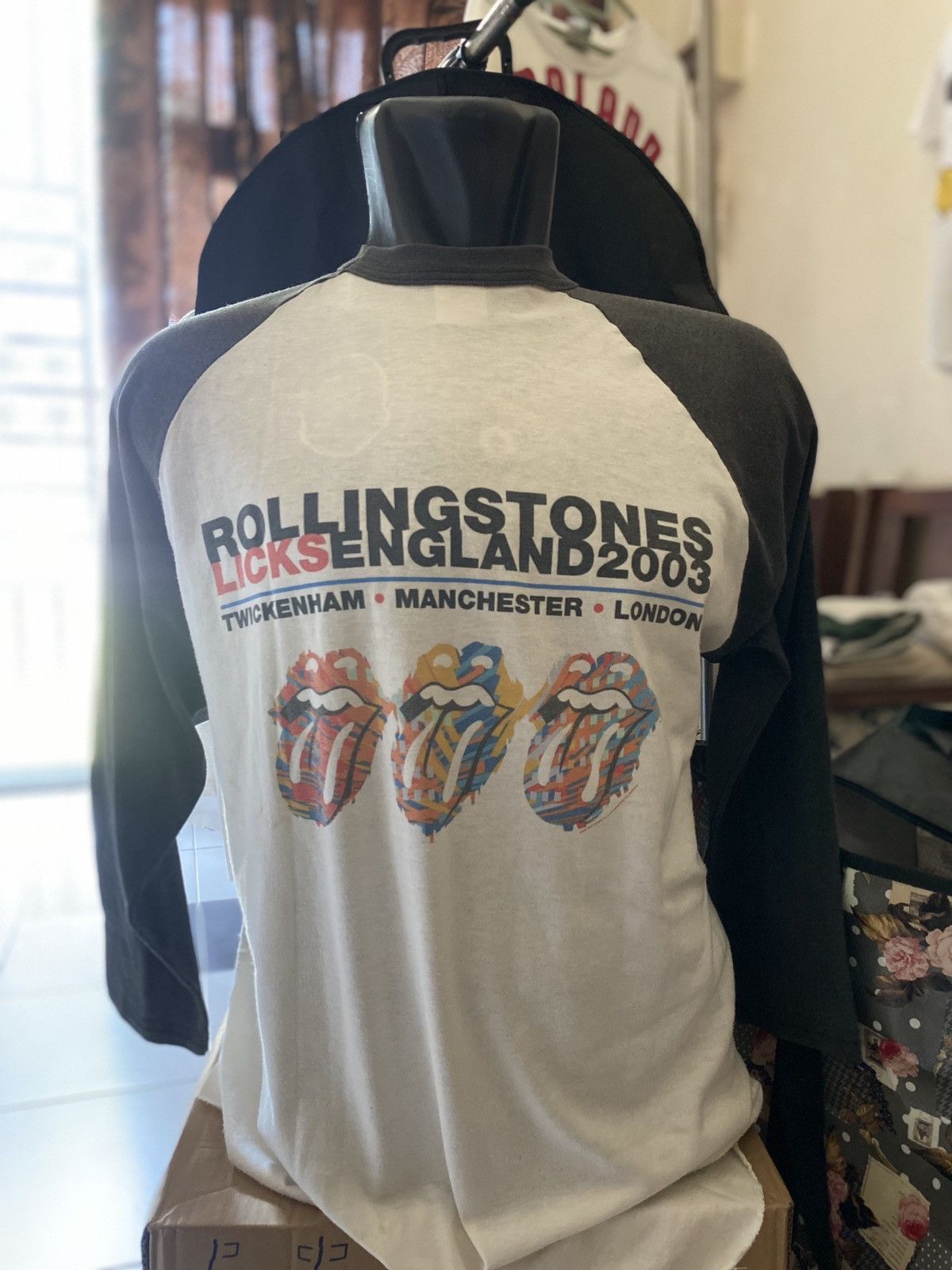 The Rolling Stones The Rolling Stone Vintage Y2k 3 Quarter England Size US L / EU 52-54 / 3 - 2 Thumbnail