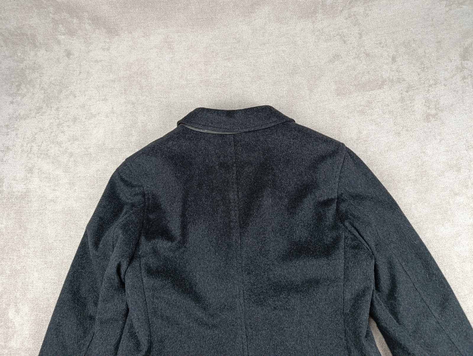 Prada PRADA MENS WOOL COAT LEATHER COLAR Size US L / EU 52-54 / 3 - 13 Thumbnail
