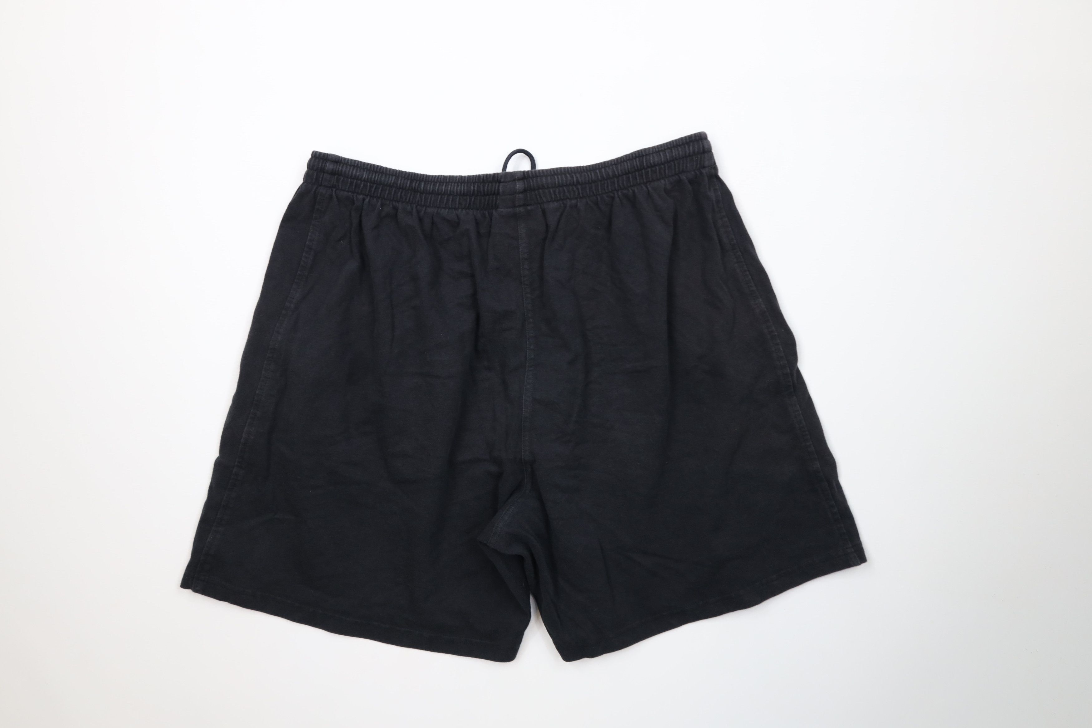 Reebok Vintage 90s Reebok Logo Above Knee Shorts Black Cotton Size US 36 / EU 52 - 9 Thumbnail