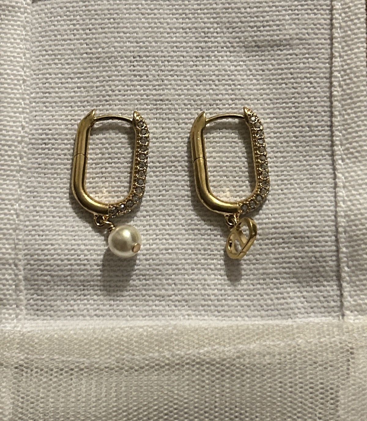 Dior Dior D-Fusion Earrings Gold Finish Metal Size ONE SIZE - 4 Thumbnail