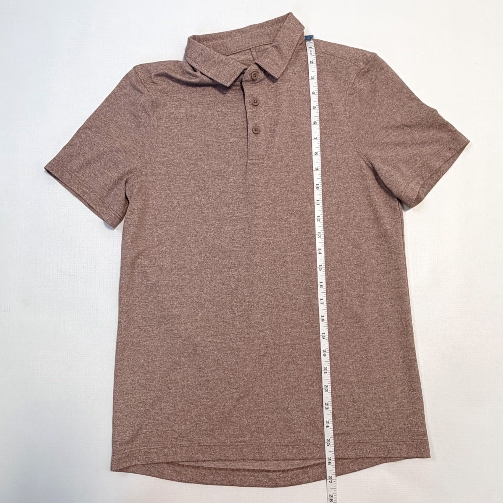Lululemon Lululemon Polo Shirt Mens Small Brown Short Sleeve Athletic Golf Performance Shirt Casual Activewear Polo Mens S Brown Sports Size US S / EU 44-46 / 1 - 3 Thumbnail