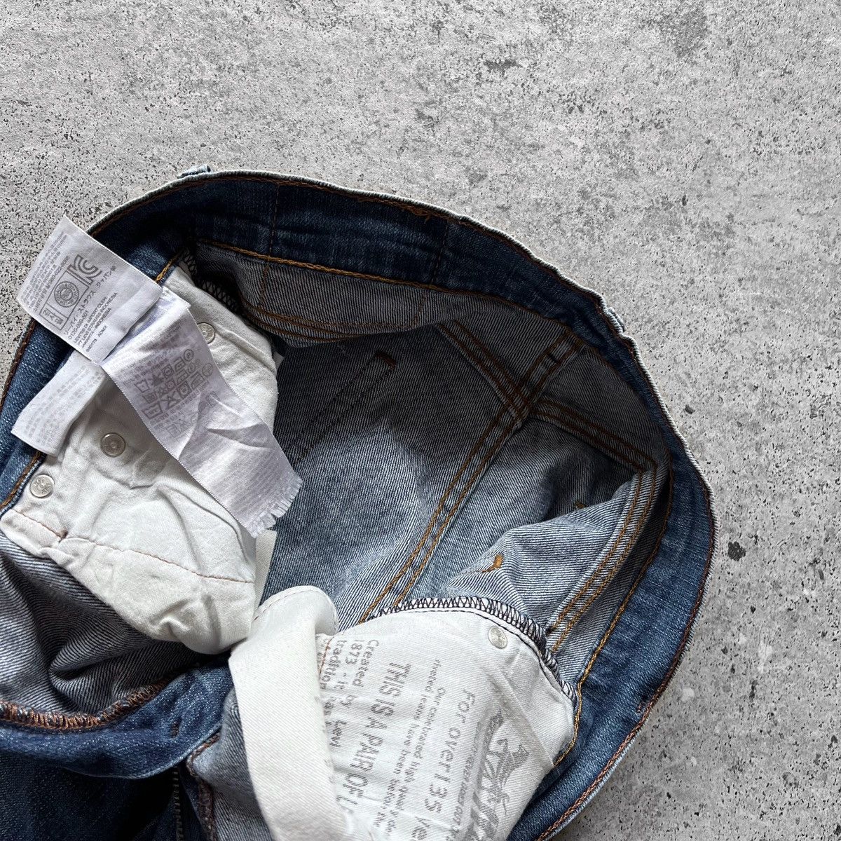 Designer × Levi's Levis 511 Blue Denim Stretch Jeans Zipper Closure Pockets Size US 30 / EU 46 - 8 Thumbnail