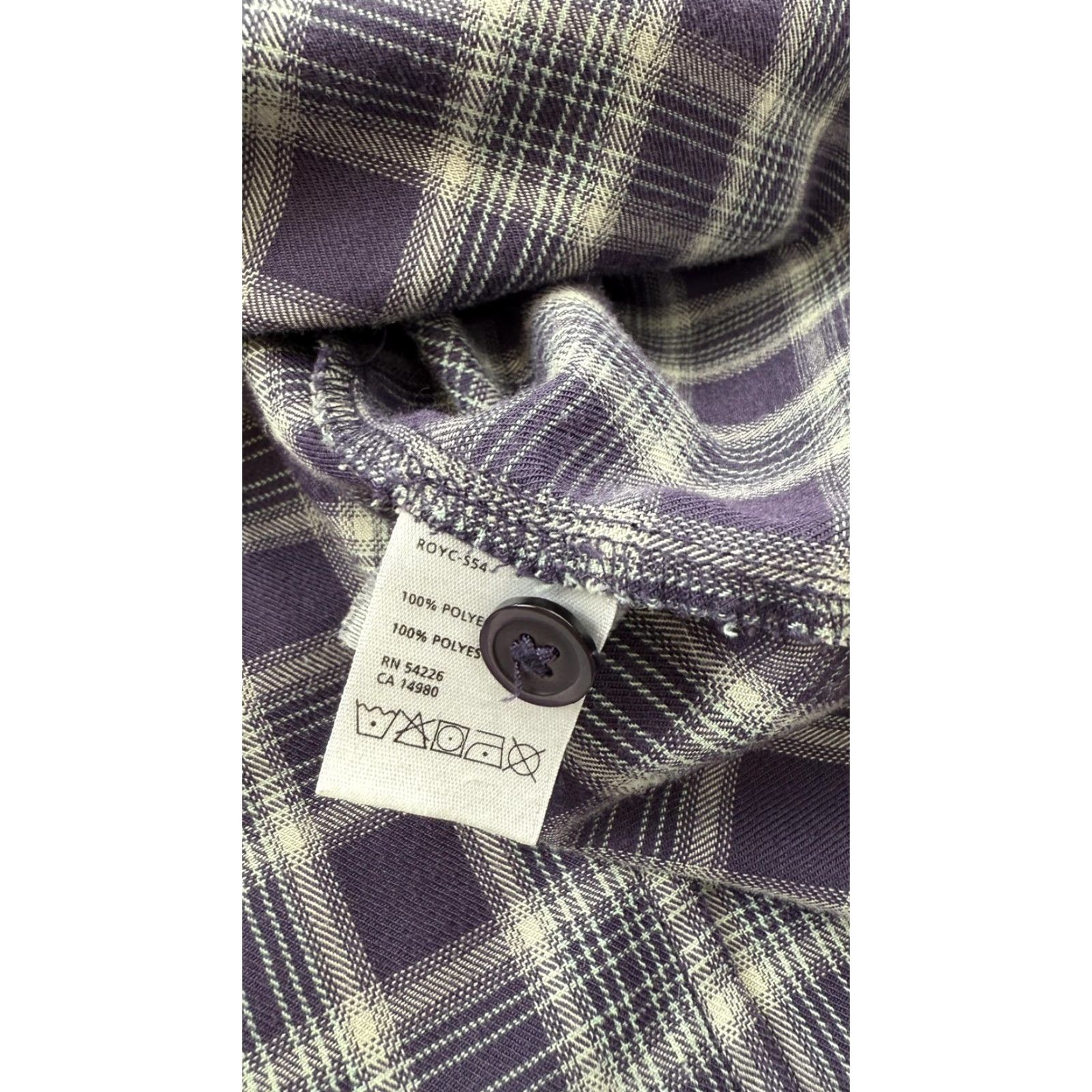 Royal Robbins Royal Robbins Shirt Mens Large Plaid Button Up Outdoor Hiking Flannel Purple Size US L / EU 52-54 / 3 - 6 Thumbnail