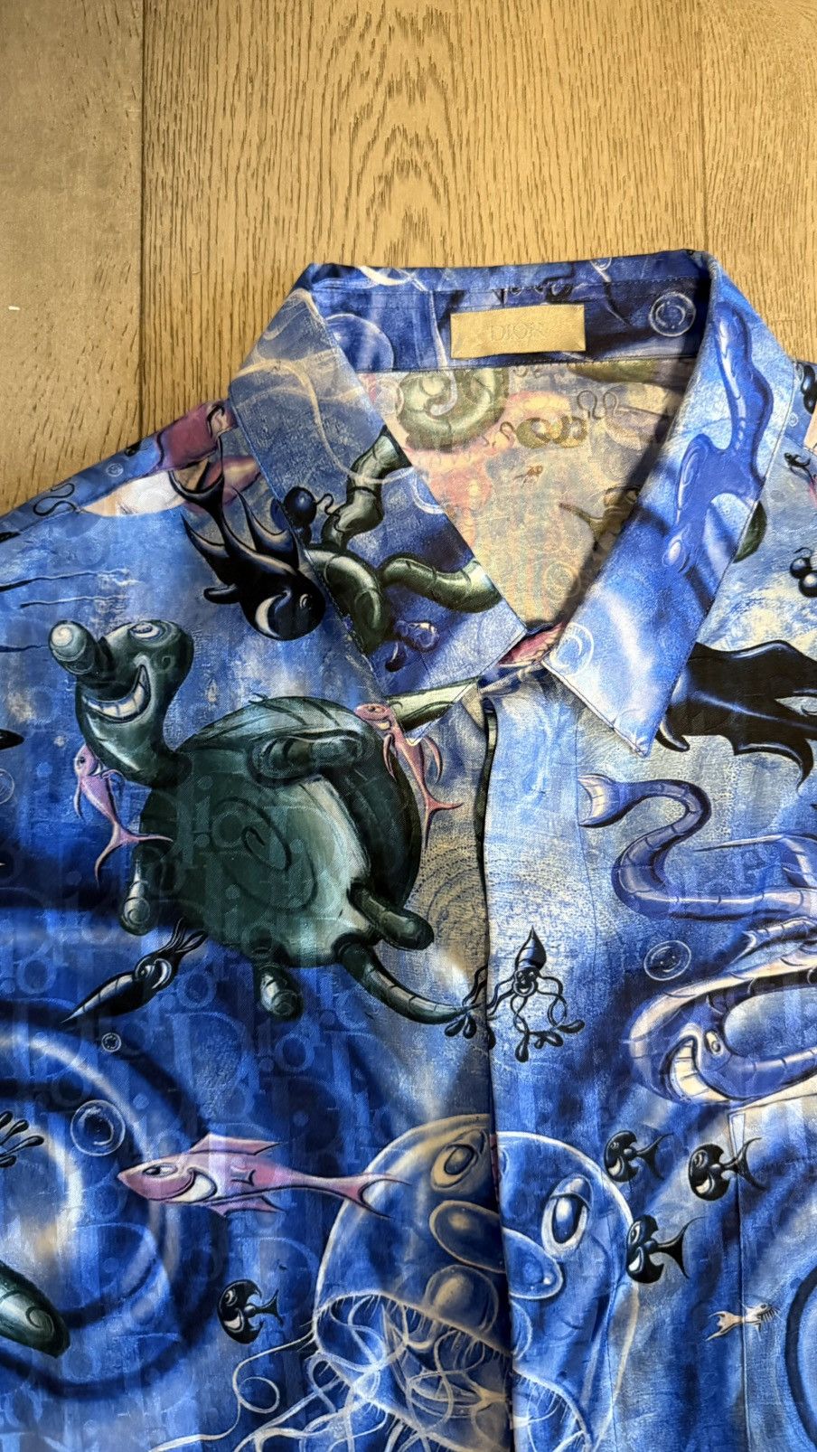 Dior Dior x Kenny Scharf Silk Blend Shirt Size US L / EU 52-54 / 3 - 2 Thumbnail