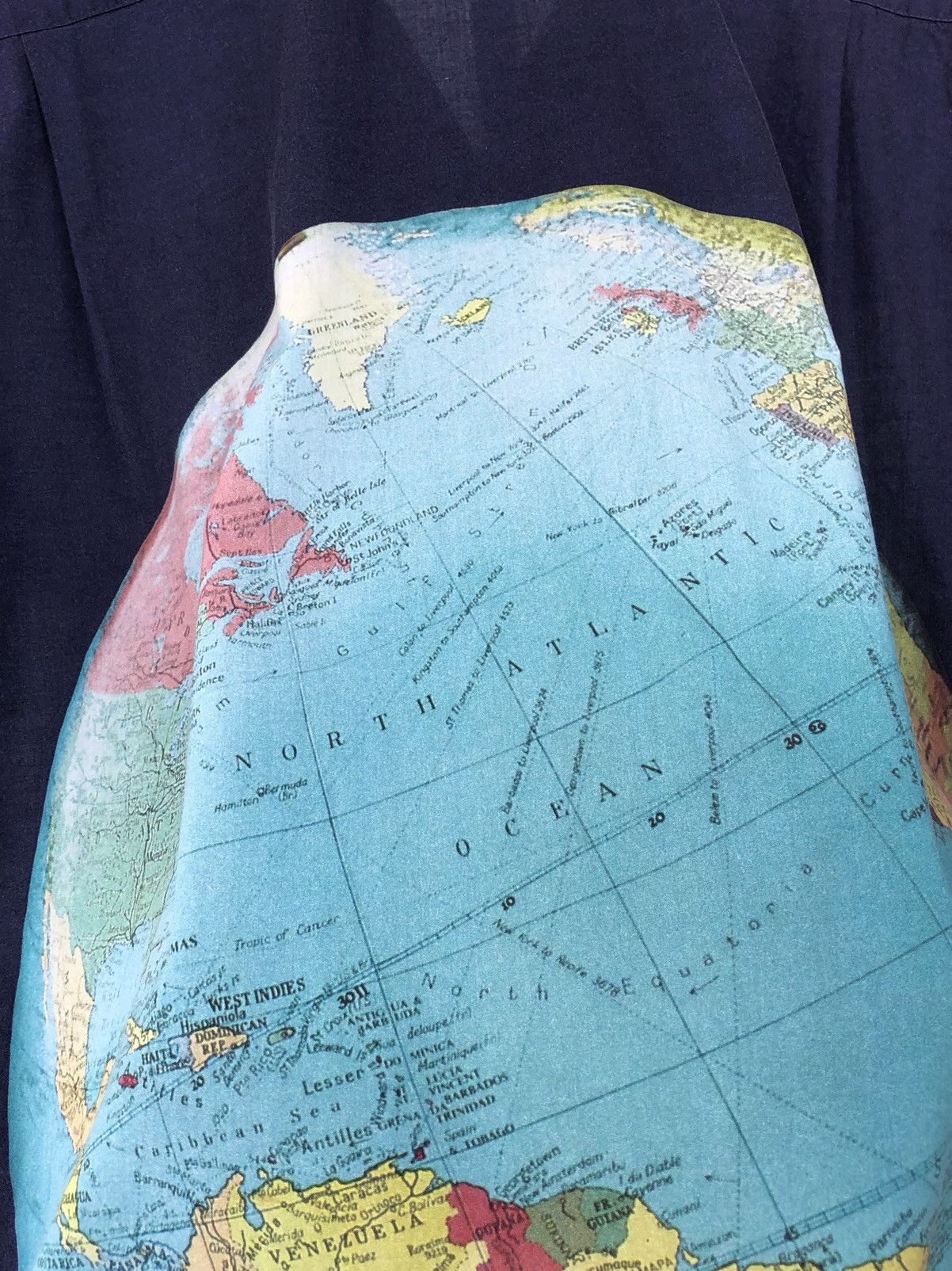 Paul Smith Paul Smith shirt Short Sleeve Globe Pattern World Map 🇮🇹 Size US M / EU 48-50 / 2 - 8 Thumbnail