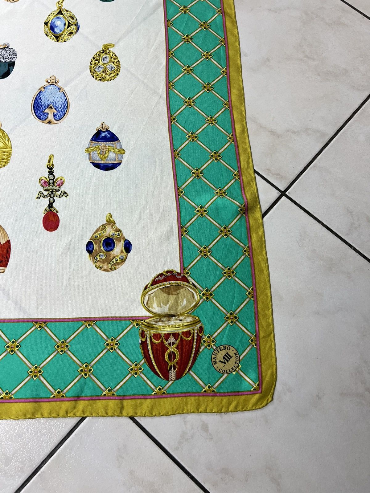 Vintage Vintage 90s Mantero VIII Collection silk handkerchief scarf Size ONE SIZE - 7 Thumbnail