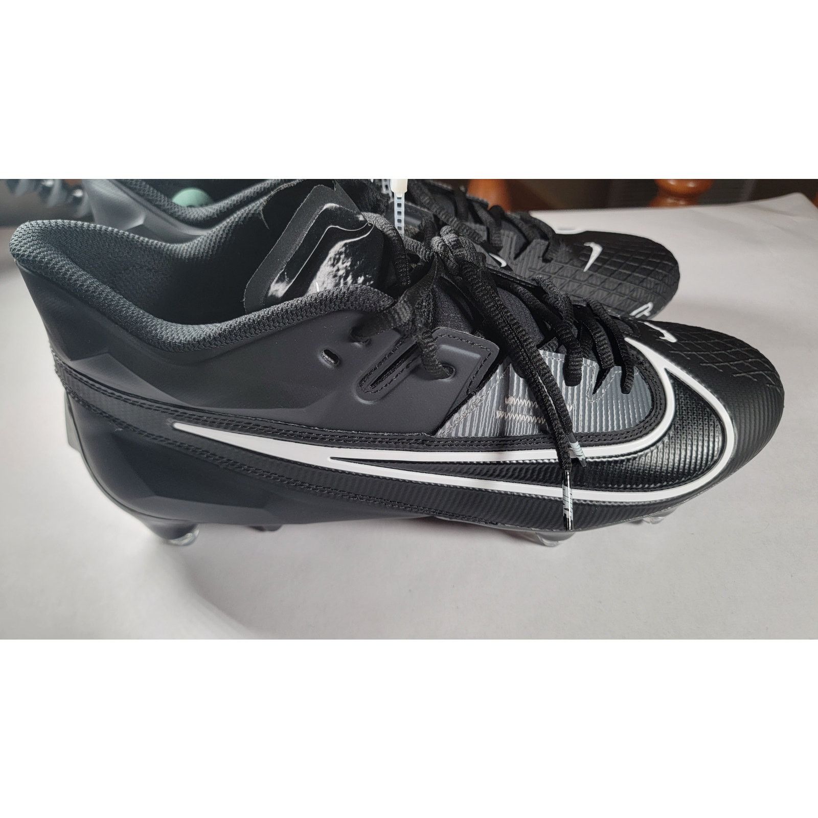 Nike Nike Vapor Edge Elite 360 2 Football Cleats, Blk, Size 12.5 Size US 12.5 / EU 45-46 - 1 Thumbnail