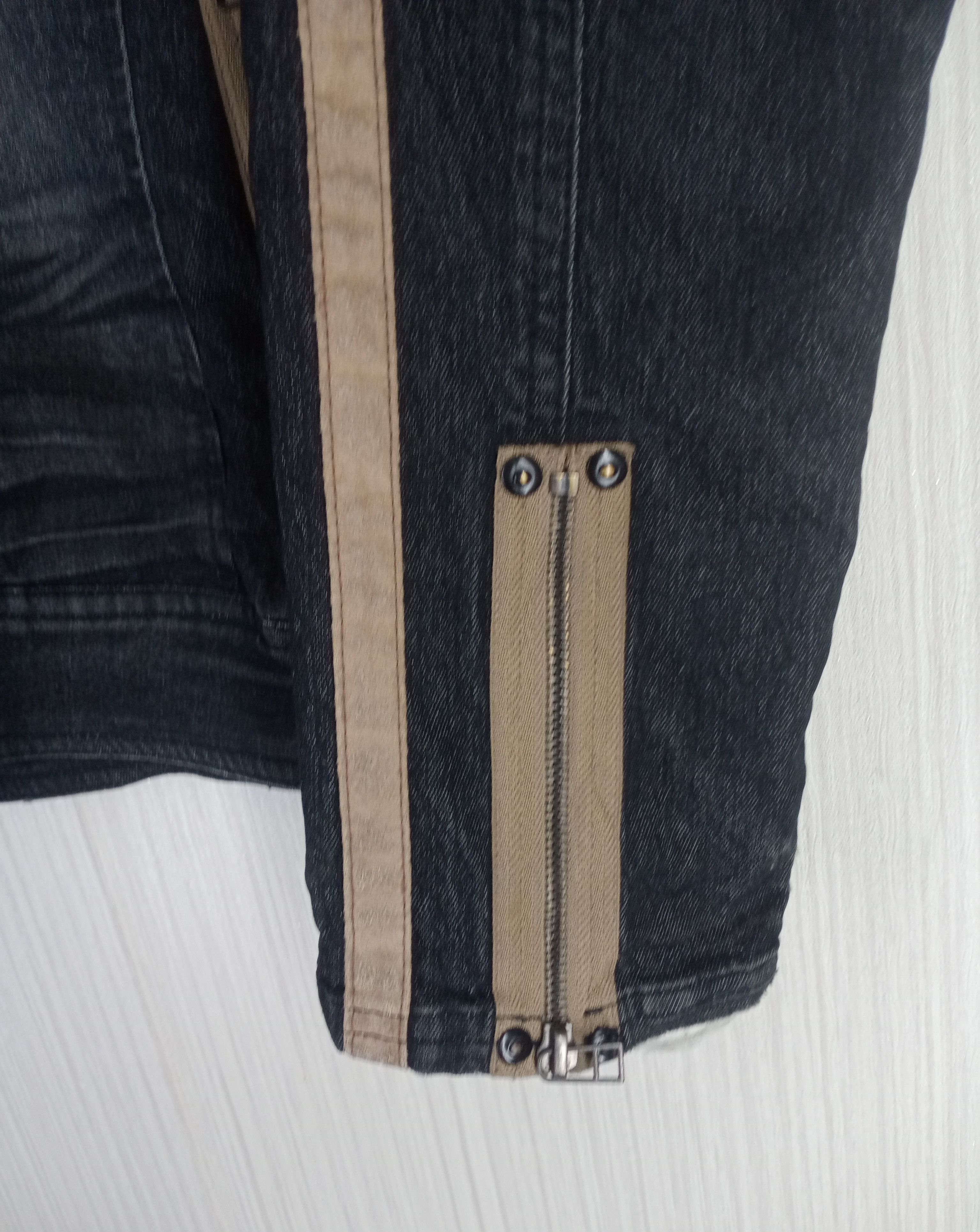If Six Was Nine Rare Vintage Daily News Mud Wash Denim Jacket Size US M / EU 48-50 / 2 - 7 Thumbnail