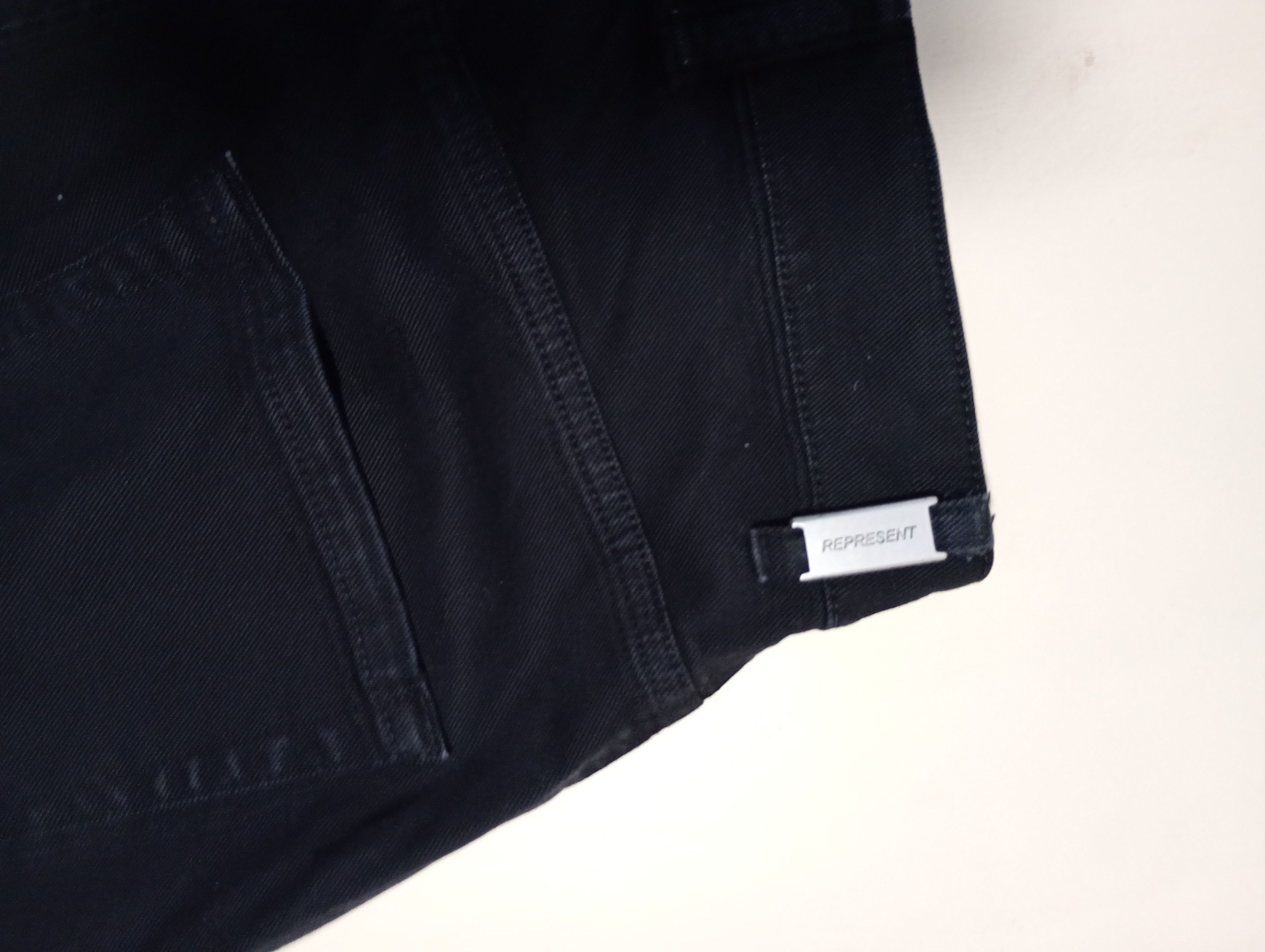Represent Clo. Represent Clo Carpenter Denim Black Jeans Size US 28 / EU 44 - 19 Thumbnail
