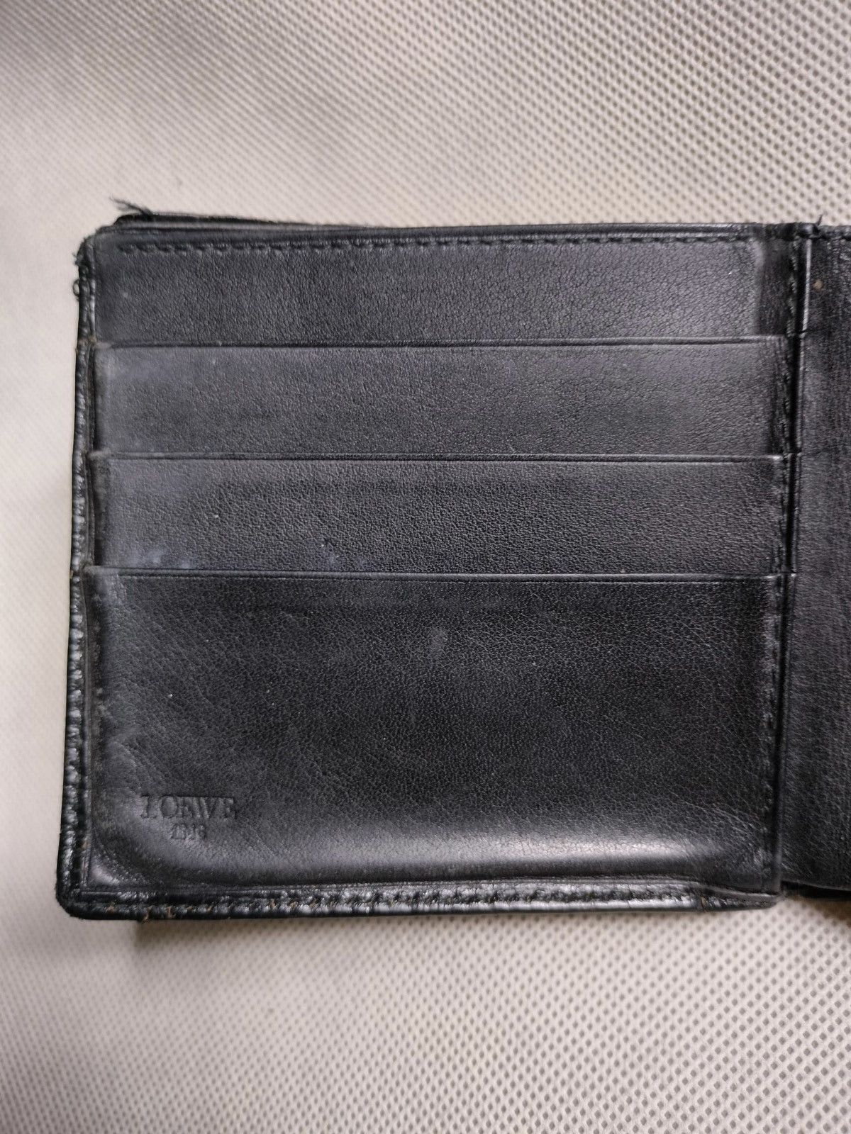 Genuine Leather × Loewe Loewe anagram Bifold grained leather wallet Size ONE SIZE - 6 Thumbnail