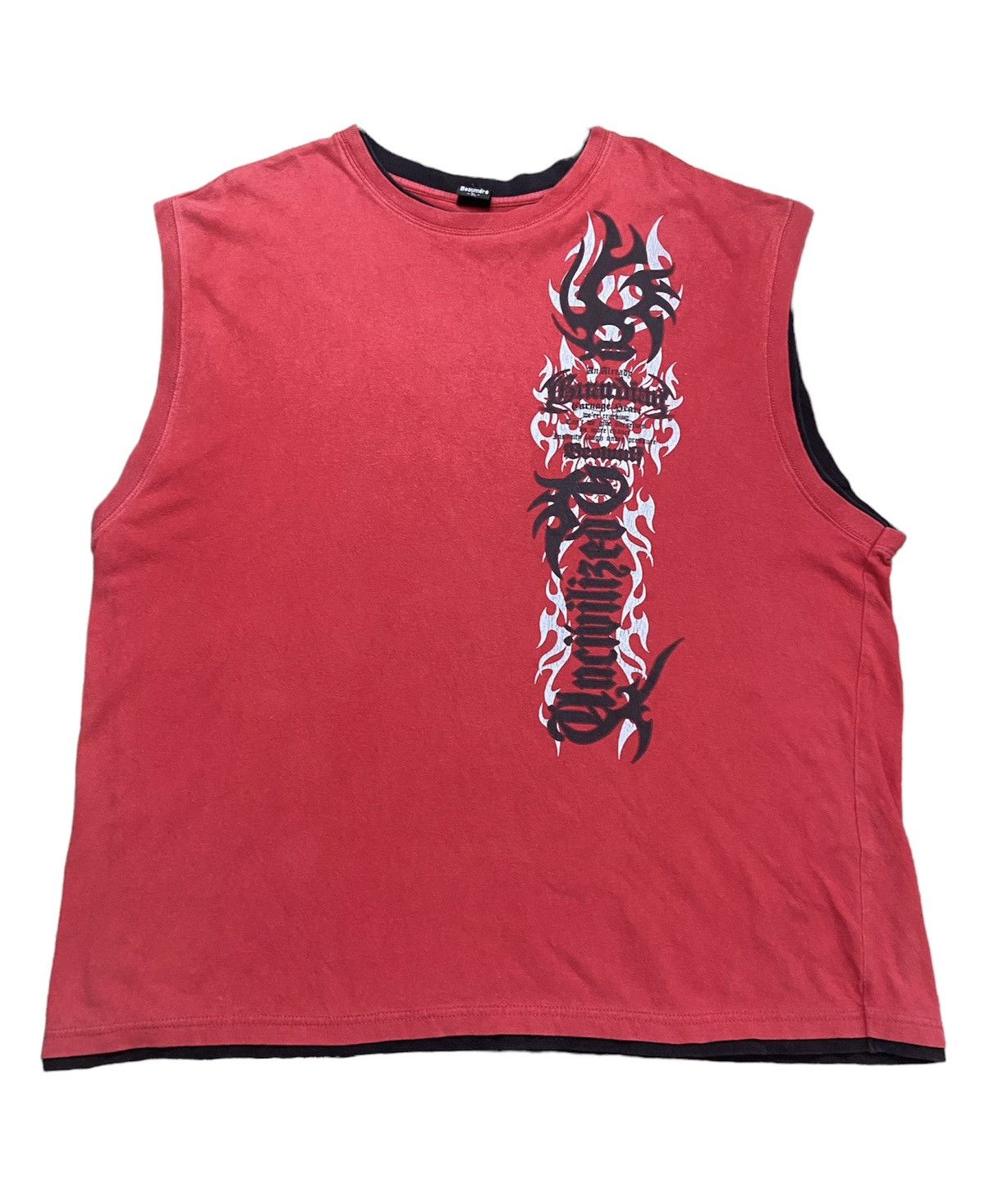 If Six Was Nine Vintage Beaumere Dark Knight Tank top poem triball style Size US XL / EU 56 / 4 - 2 Thumbnail