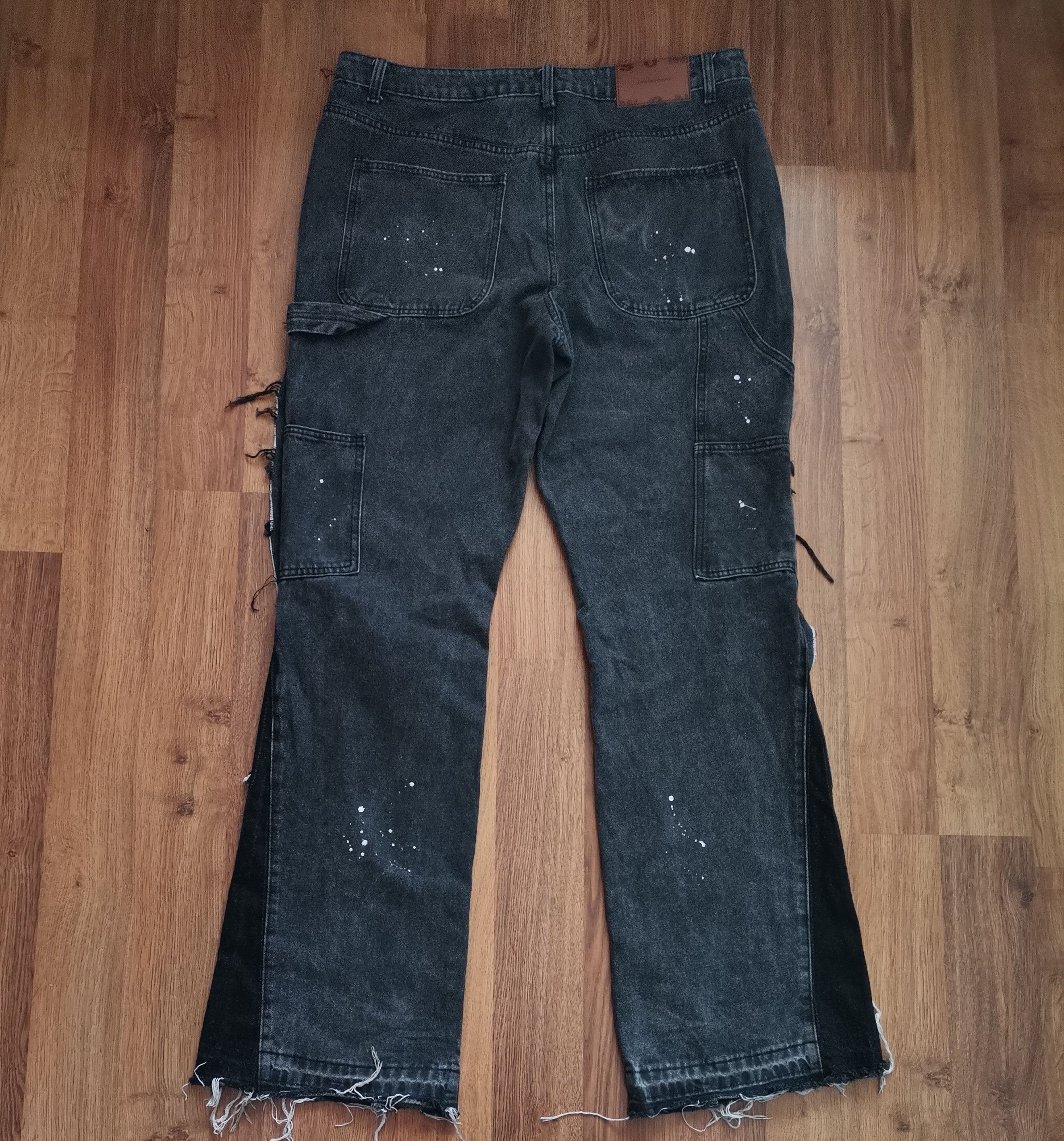 Other Sumwon Distressed Painted Baggy Jeans Size US 36 / EU 52 - 3 Thumbnail