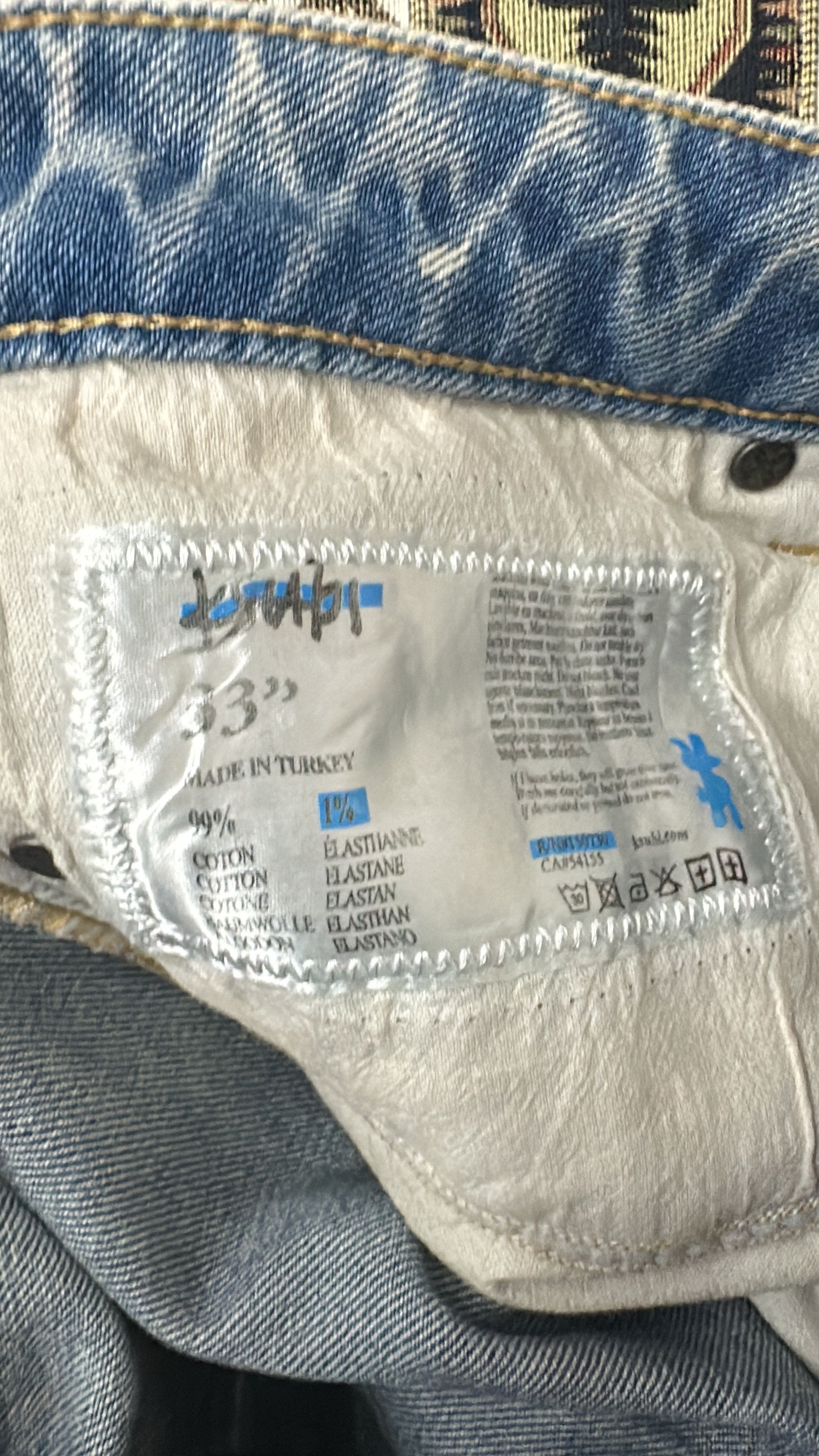 Ksubi Ksubi Van Vinkle Nu Heritage Jeans Size 33 Blue Size US 33 - 6 Thumbnail