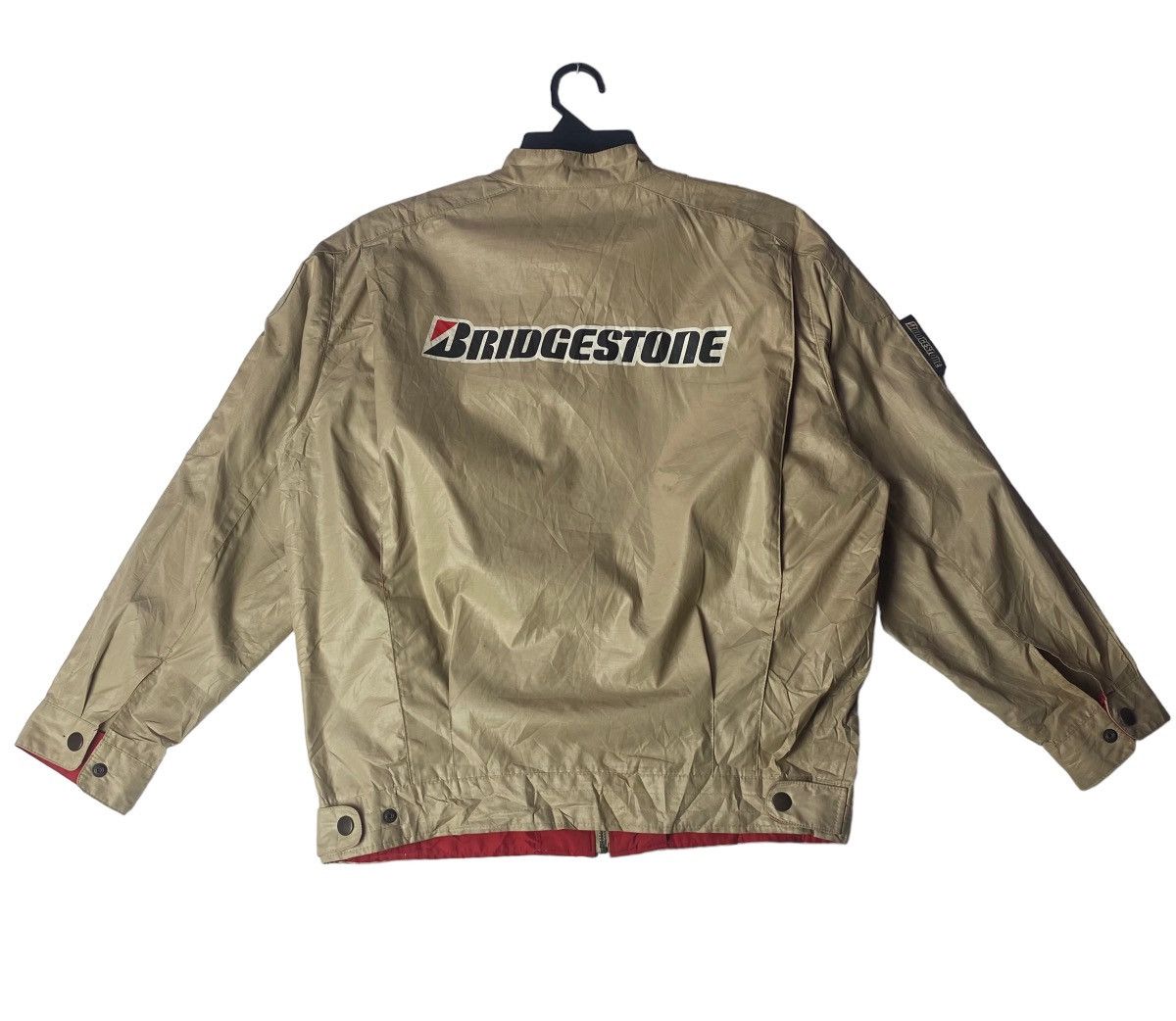 Racing × Vintage Vtg 90s BRIDGESTONE motorsport workwear racing jacket ...