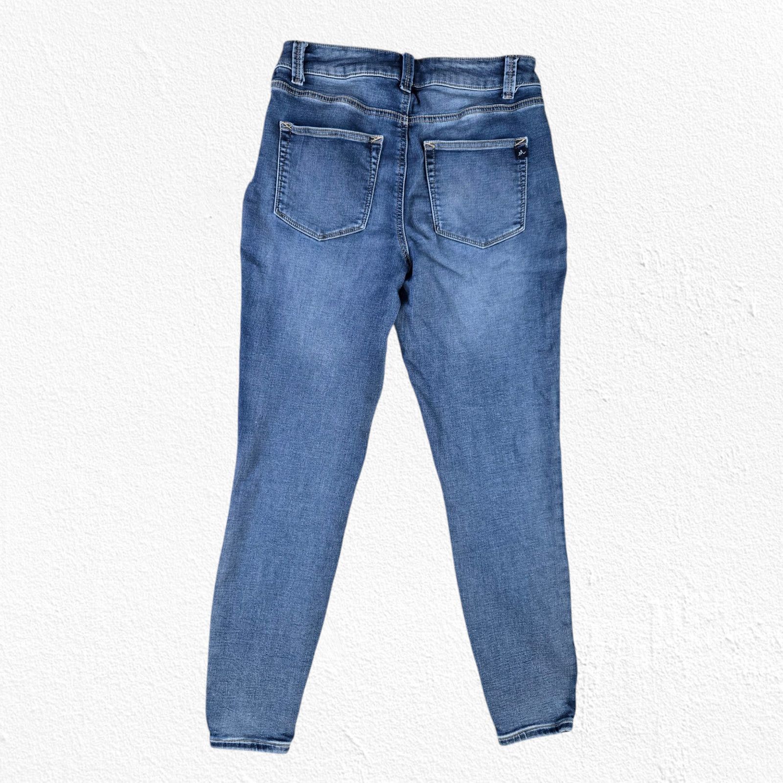 Other Medium Wash Button Fly High Rise Skinny Jeans Size 8 Short Size 30" / US 8 / IT 44 - 7 Thumbnail