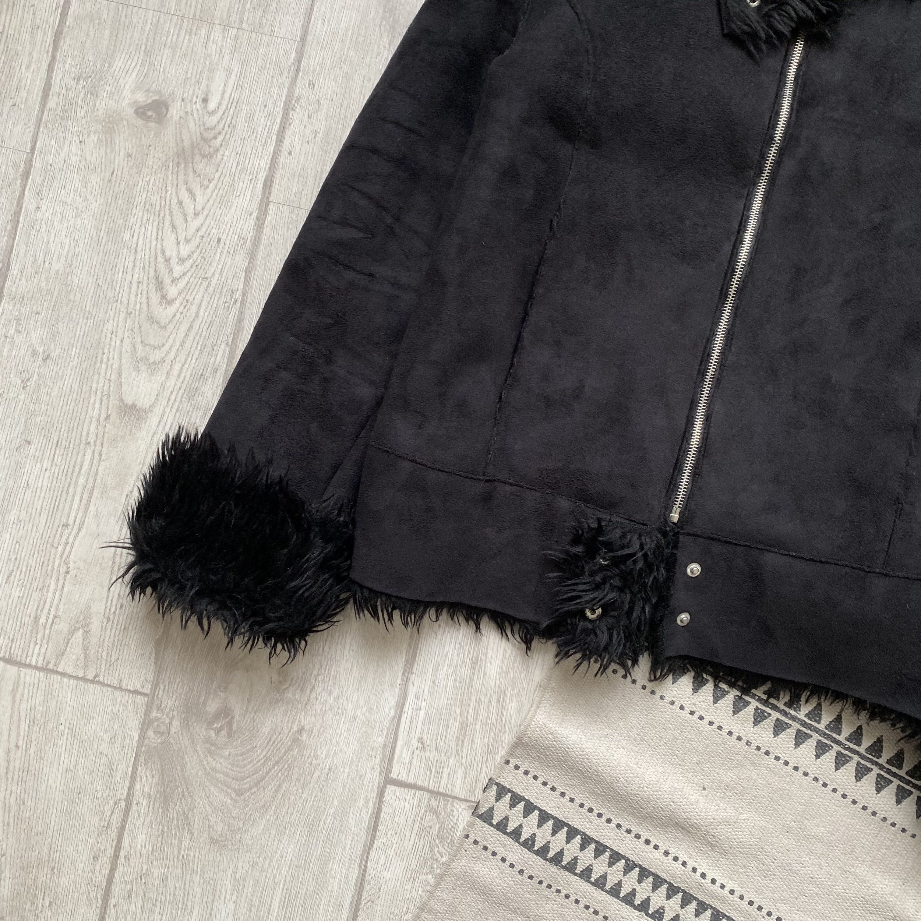 If Six Was Nine Avant-garde Vintage Shepkins Faux fur jacket Y2K Size M / US 6-8 / IT 42-44 - 9 Thumbnail