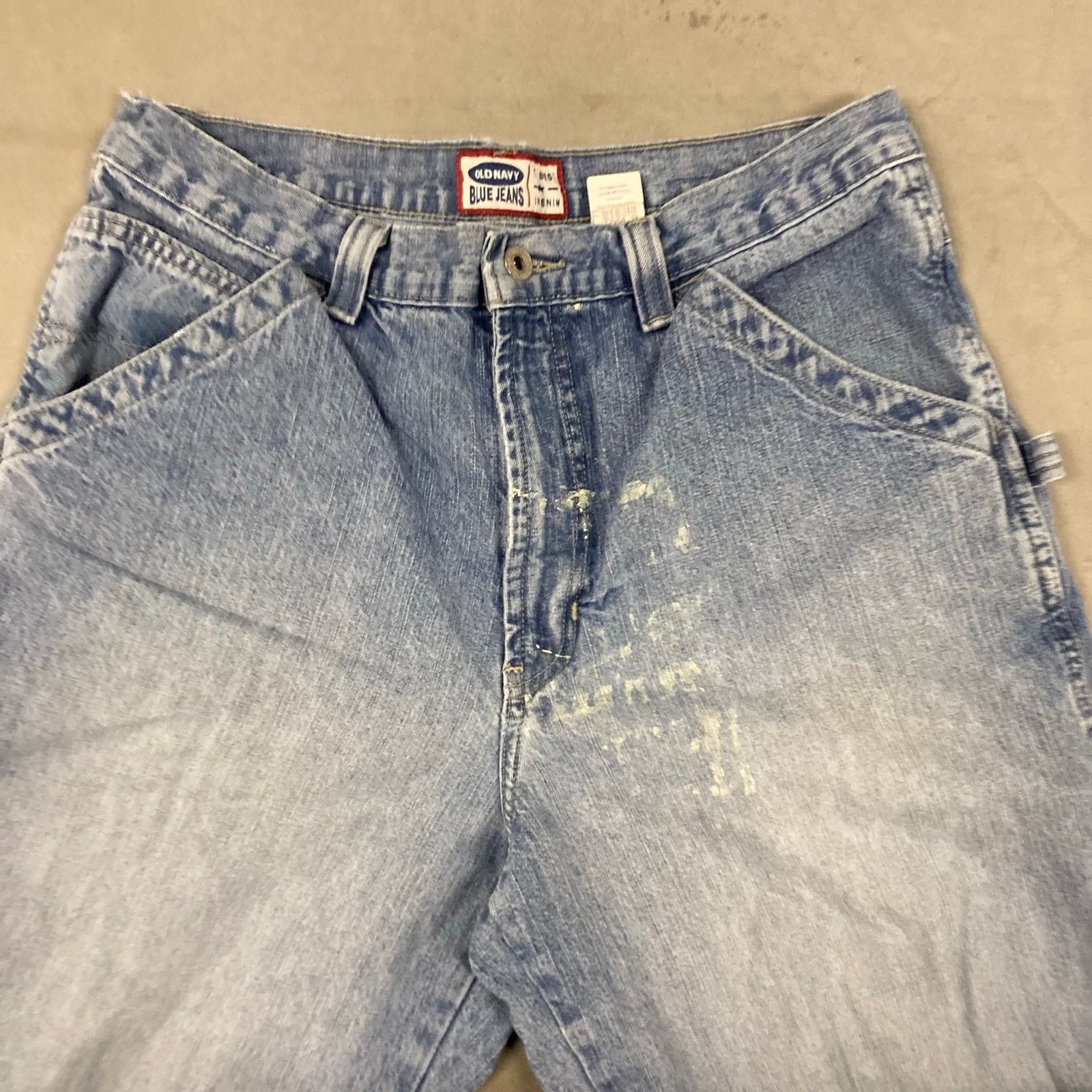 Old Navy × Vintage vintage baggy old navy cargo painter carpenter jeans 34x34 Size US 34 / EU 50 - 4 Thumbnail