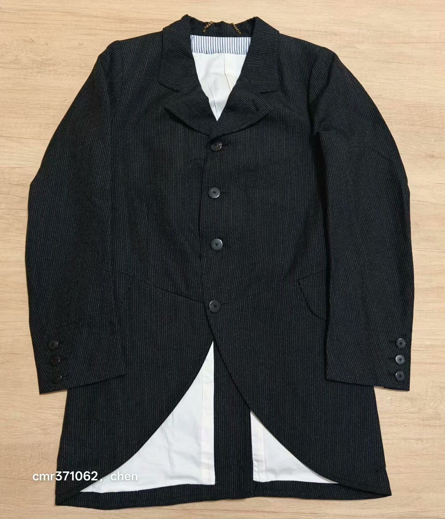Visvim visvim 17ss Ascot Morning Coat Pinstripe Size US S / EU 44-46 / 1 - 1 Thumbnail