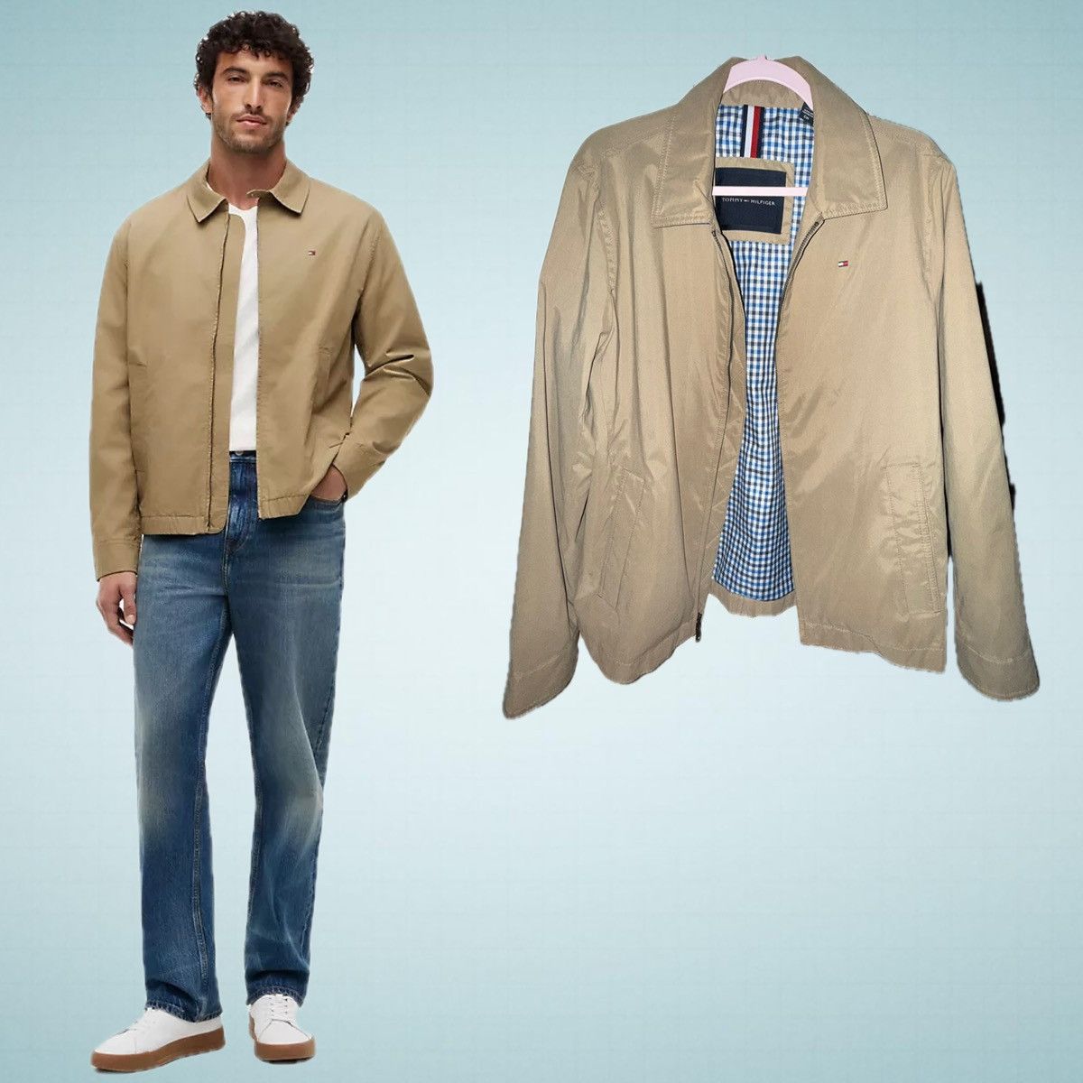 Tommy Hilfiger Tommy Hilfiger Lightweight Zip Up Ivy Jacket Size US M / EU 48-50 / 2 - 2 Thumbnail