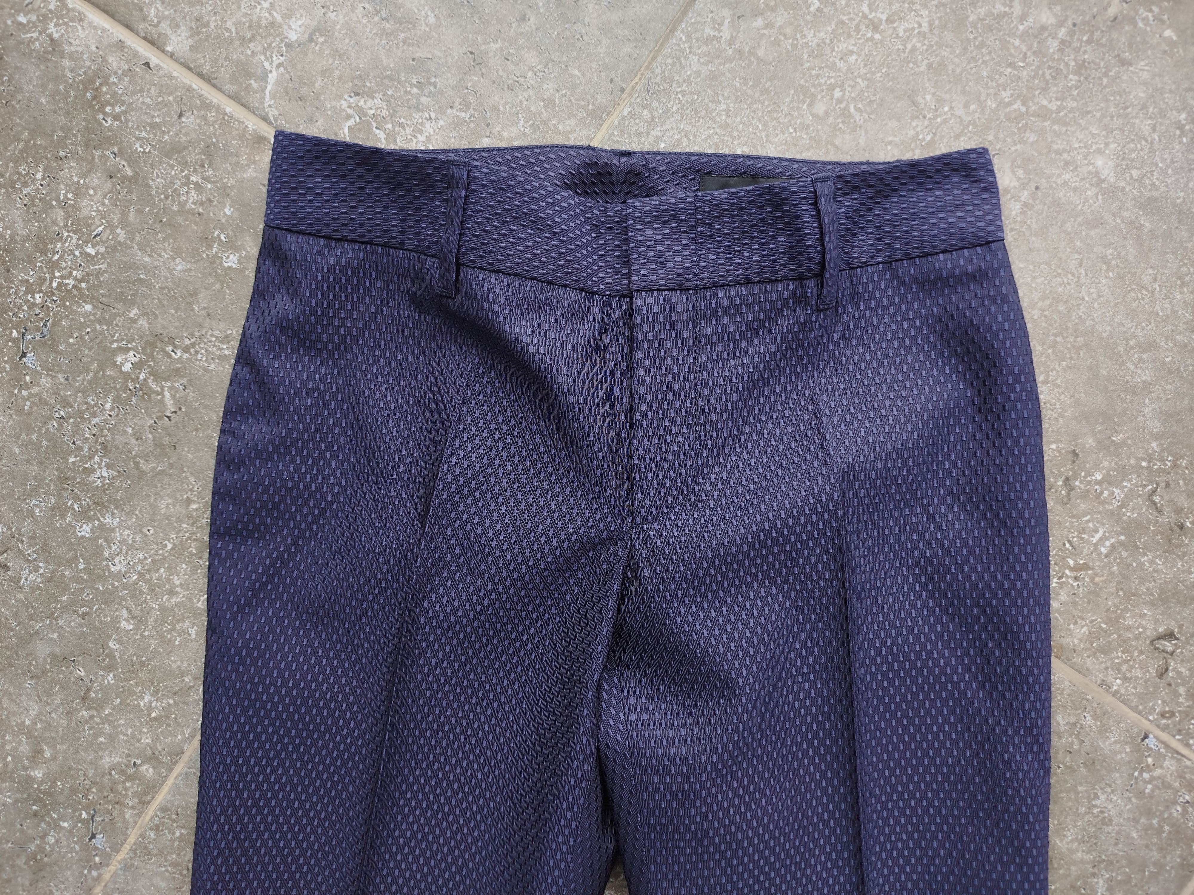 Gucci Gucci Dress Pants Jacquard Pockets Wool Silk Blend 2009 Size 26" / US 2 / IT 38 - 5 Thumbnail
