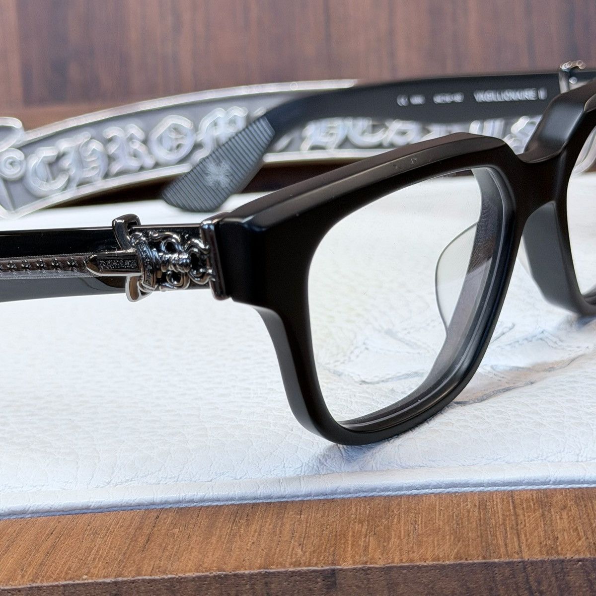 Chrome Hearts Chrome Hearts VAGILLIONAIRE ll glasses Size ONE SIZE - 7 Thumbnail