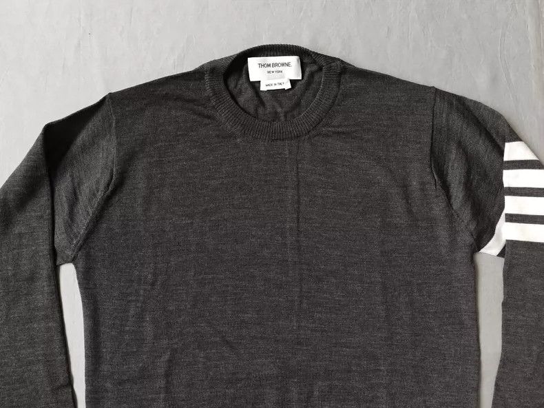 Thom Browne Thom Browne size0 Four bar wool knit sweater Size US XS / EU 42 / 0 - 6 Thumbnail