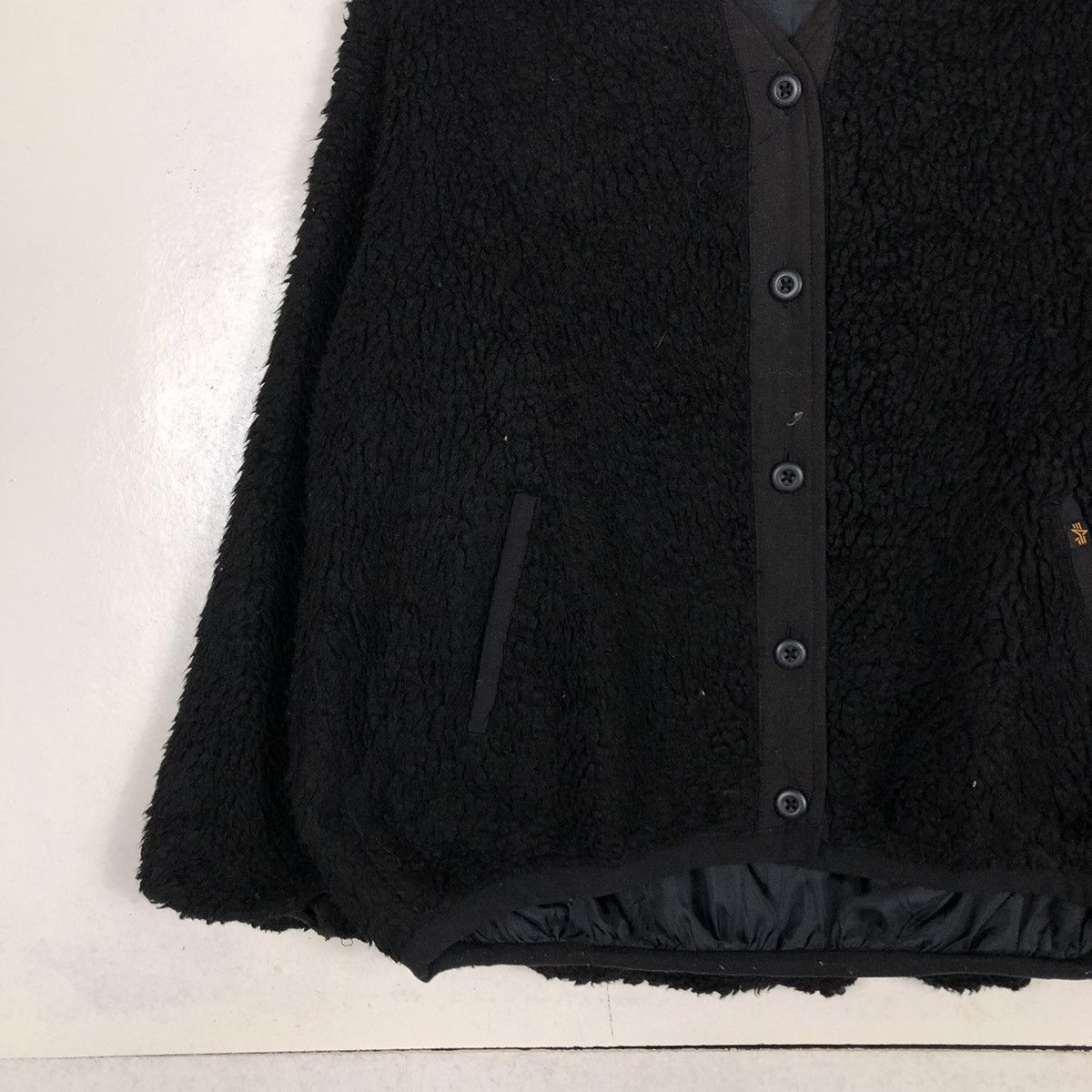 Alpha Industries 📌VINTAGE CROPPED FLEECE JACKET ALPHA INDUSTRIES Size US M / EU 48-50 / 2 - 6 Thumbnail