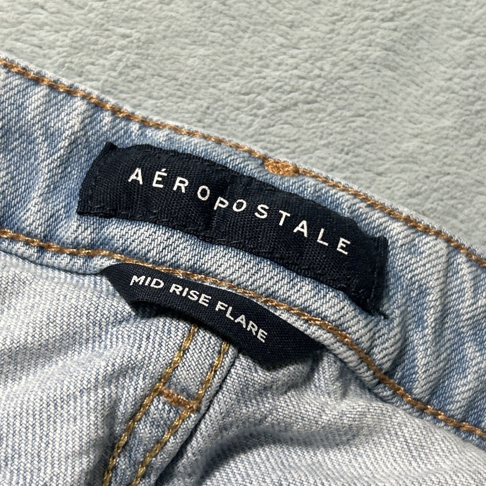 JNCO Aeropostale Beyond Baggy Bell Bottom Jeans 36x33 Flare Dojo Size 36" / US 14 / IT 50 - 3 Thumbnail