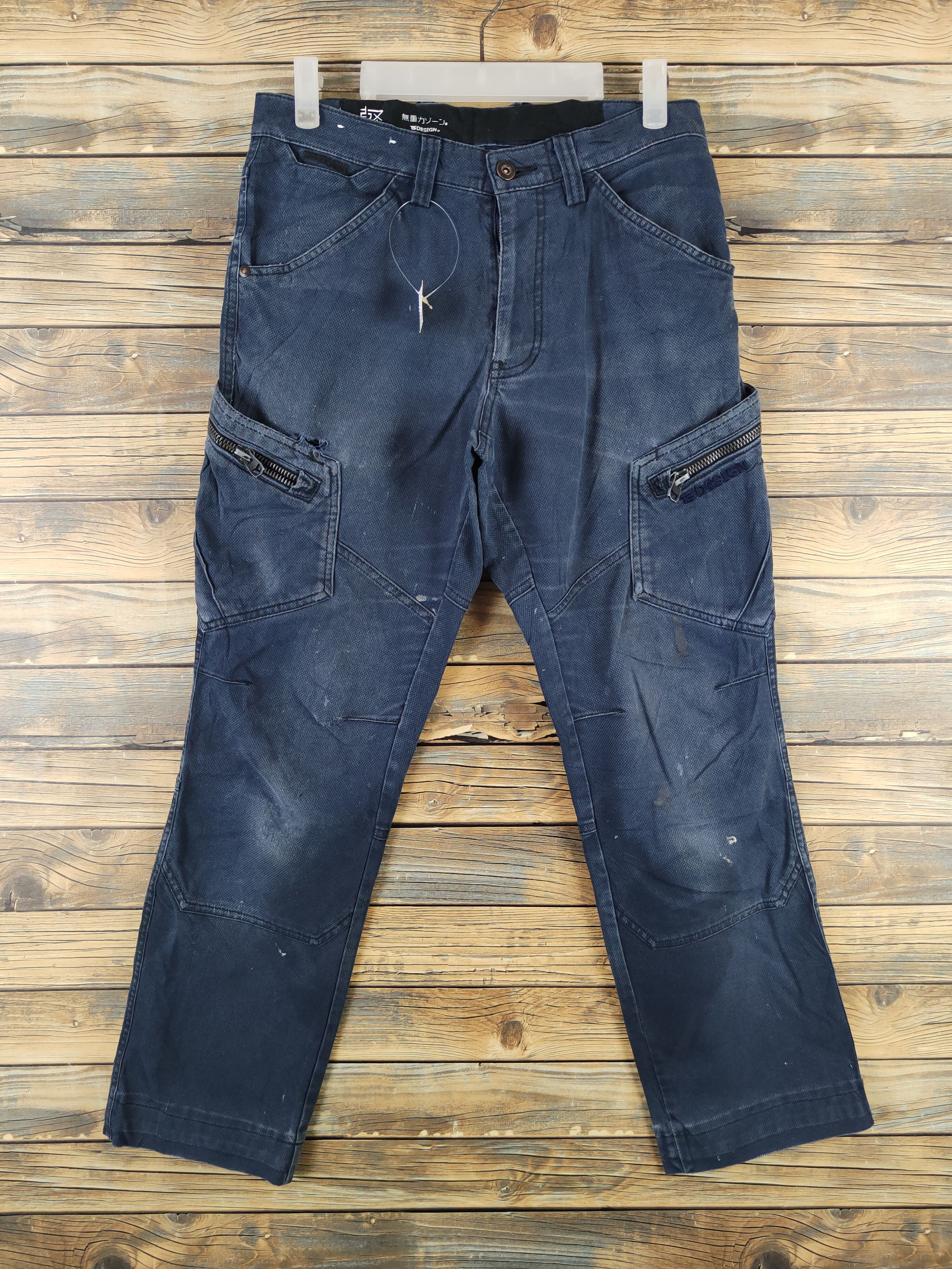 Japanese Brand TS Design Navy Multipocket Tactical Cargo Pants #W2220 Size US 30 / EU 46 - 1 Thumbnail