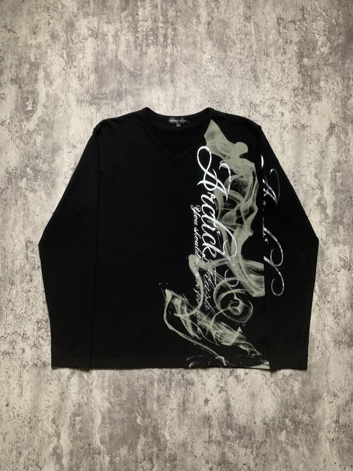 Japanese Brand Y2K Defective Struct Smoke Skull Leopard gothic vkei Style Size US L / EU 52-54 / 3 - 4 Thumbnail
