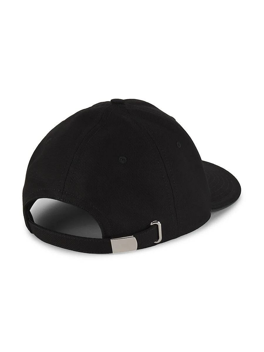 Burberry BURBERRY Horseferry Motif Cotton Twill Baseball Cap Size ONE SIZE - 4 Thumbnail