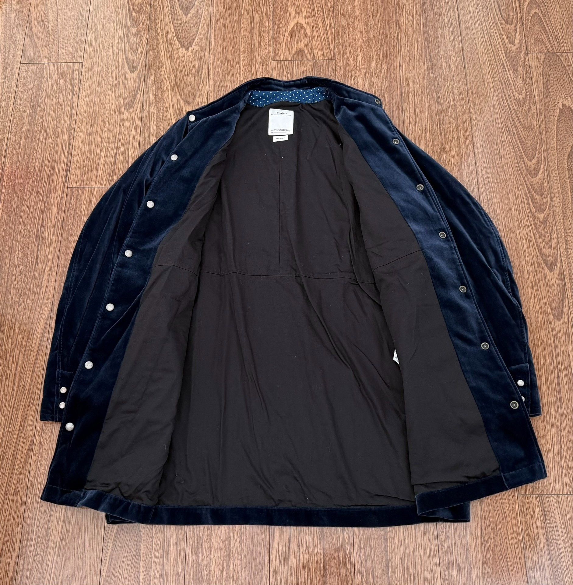 Visvim VISVIM 19SS Blackbird Velvet Coat Size US M / EU 48-50 / 2 - 3 Thumbnail