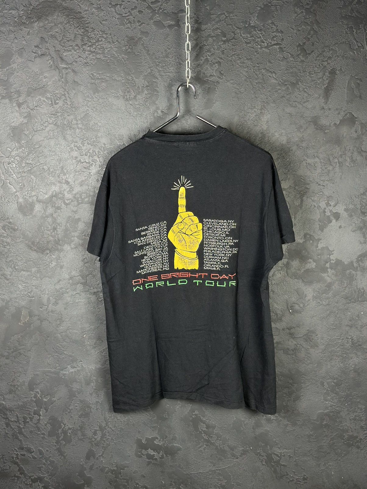 Band Tees × Bob Marley Vintage 80s Ziggy Marley One Brig ht Day World Tour t-shirt Size US XL / EU 56 / 4 - 3 Thumbnail
