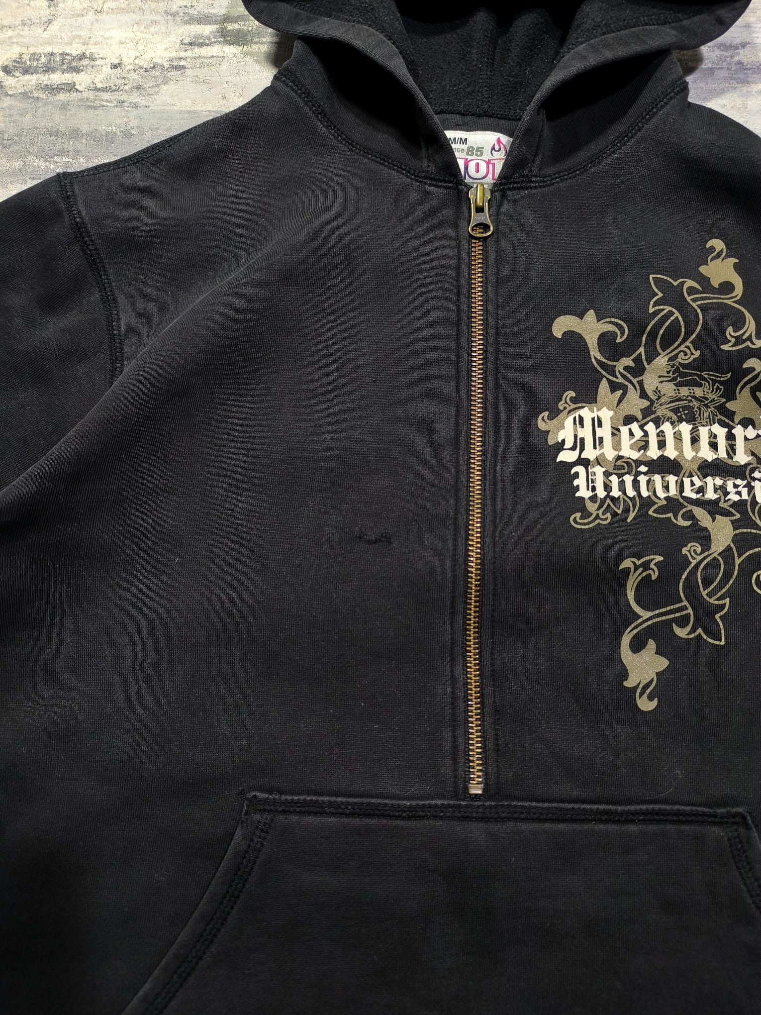 Abercrombie & Fitch distressed college university hoodie trashed very rare Size US M / EU 48-50 / 2 - 4 Thumbnail