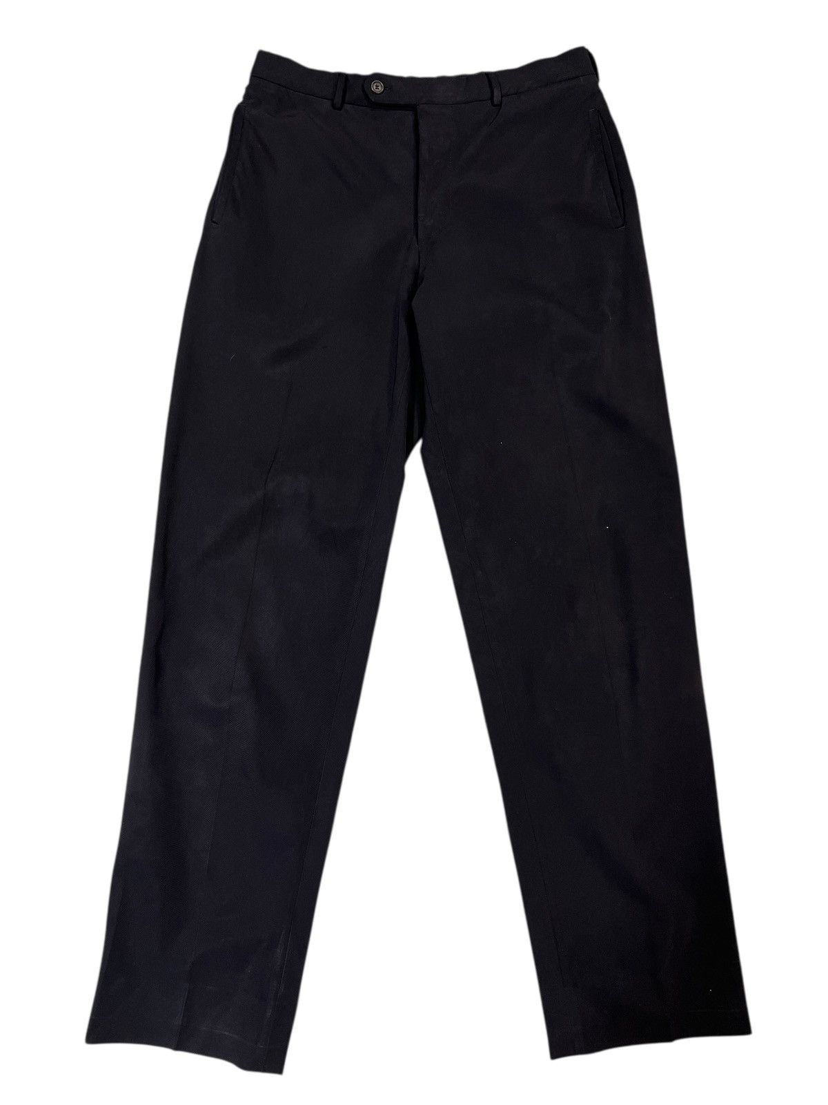Prada 🔥 PRADA BLACK TROUSER PANT MADE IN ITALY Size US 34 / EU 50 - 1 Thumbnail