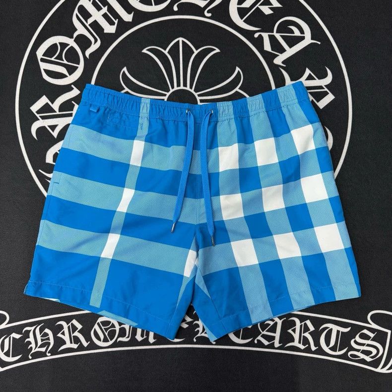 Burberry Burberry Blue White Checkered Shorts-yf Size US 36 / EU 52 - 1 Thumbnail
