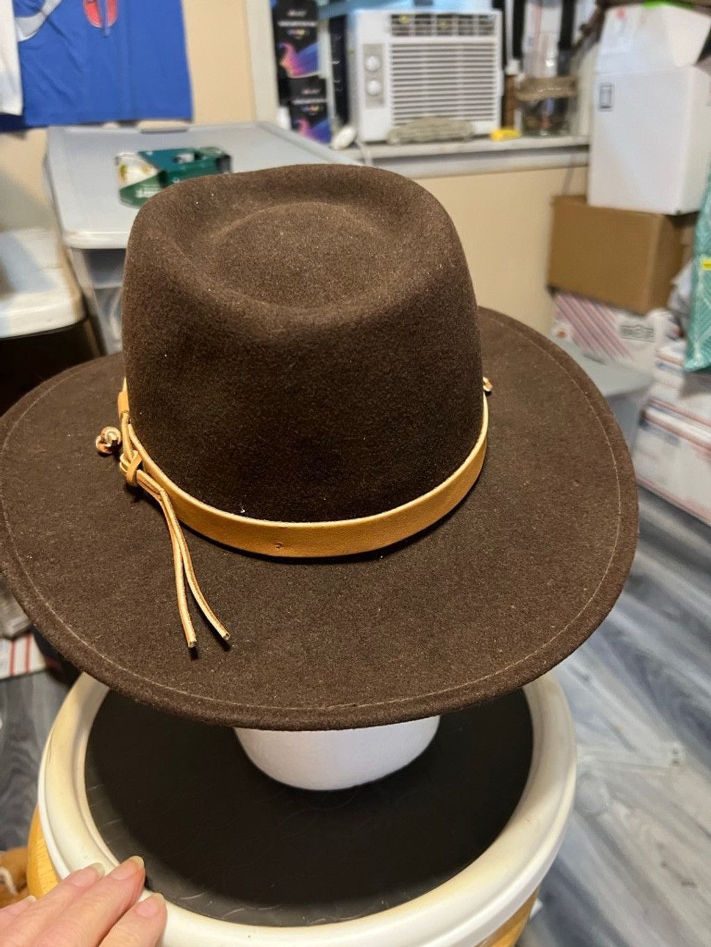Other Men's Dorfman Pacific Brown Wool Felt Hat Size 42 - 3 Thumbnail