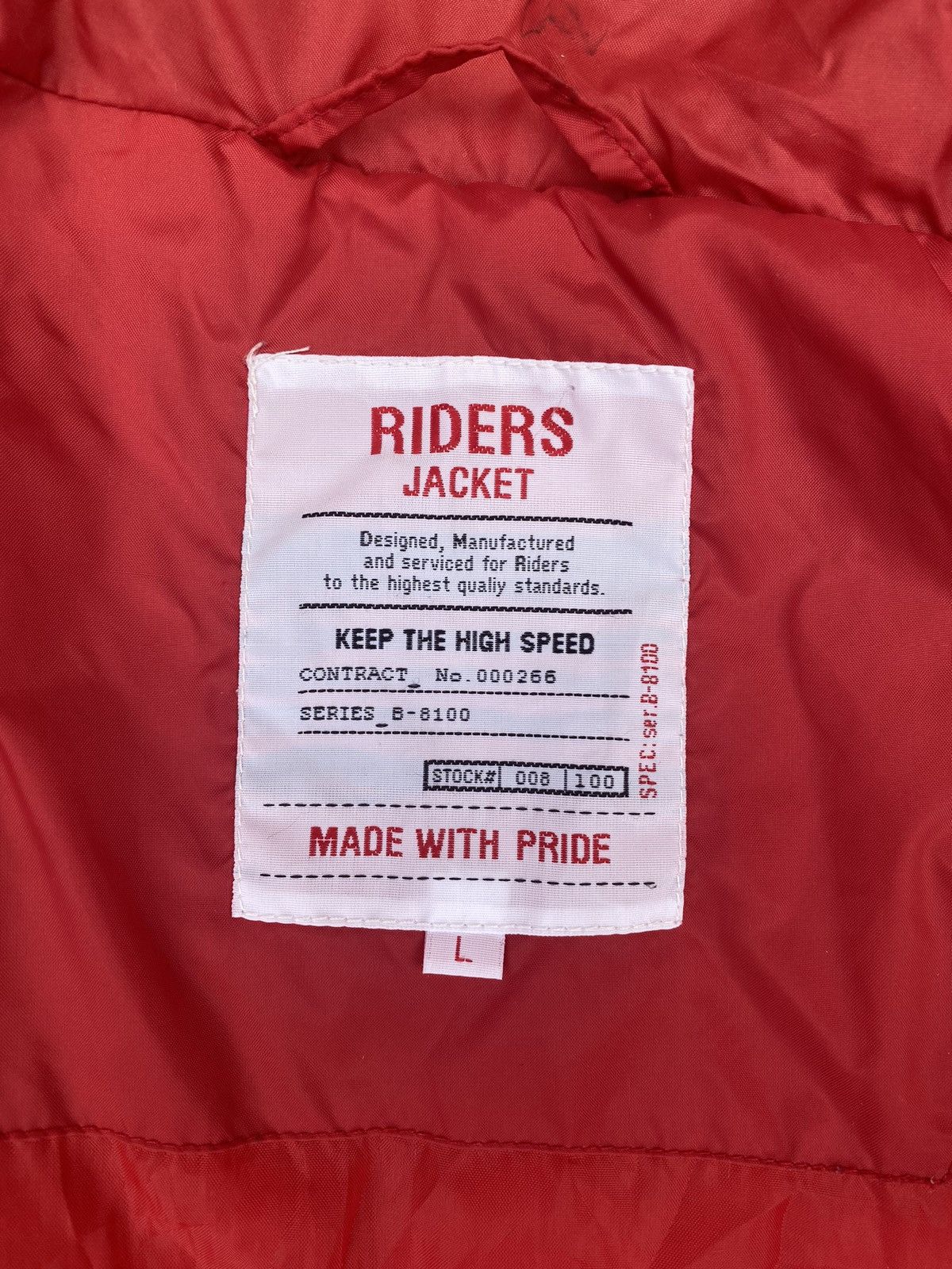 Sports Specialties × Vintage Vintage Riders Motorcycle Jacket. #E9 Size US L / EU 52-54 / 3 - 8 Thumbnail