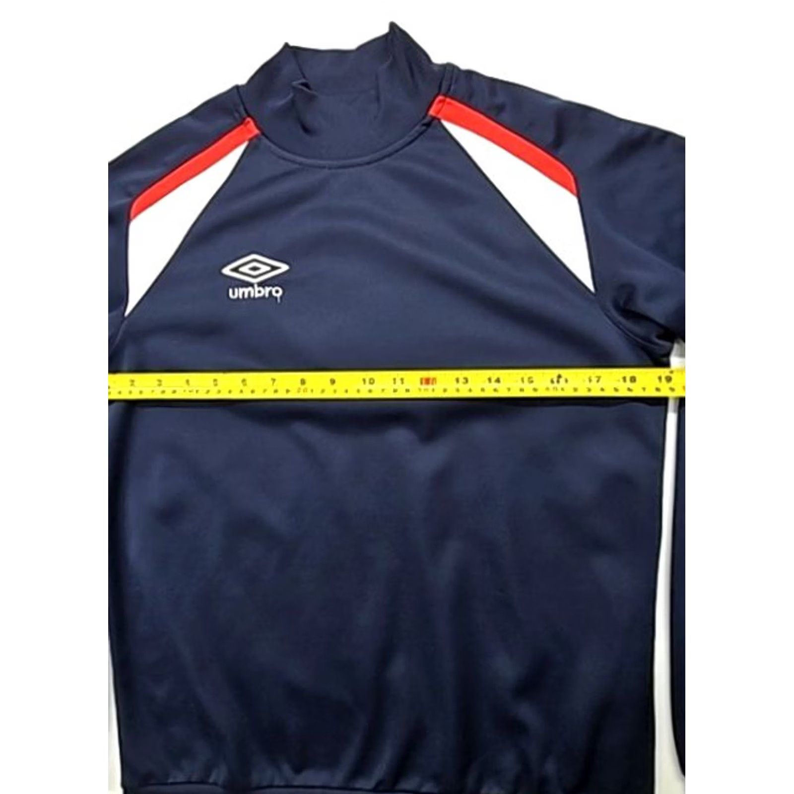 Umbro Umbro Boys Navy Mock Neck Soccer Jacket Size XS Lightweight Pullover Size US XS / EU 42 / 0 - 7 Thumbnail