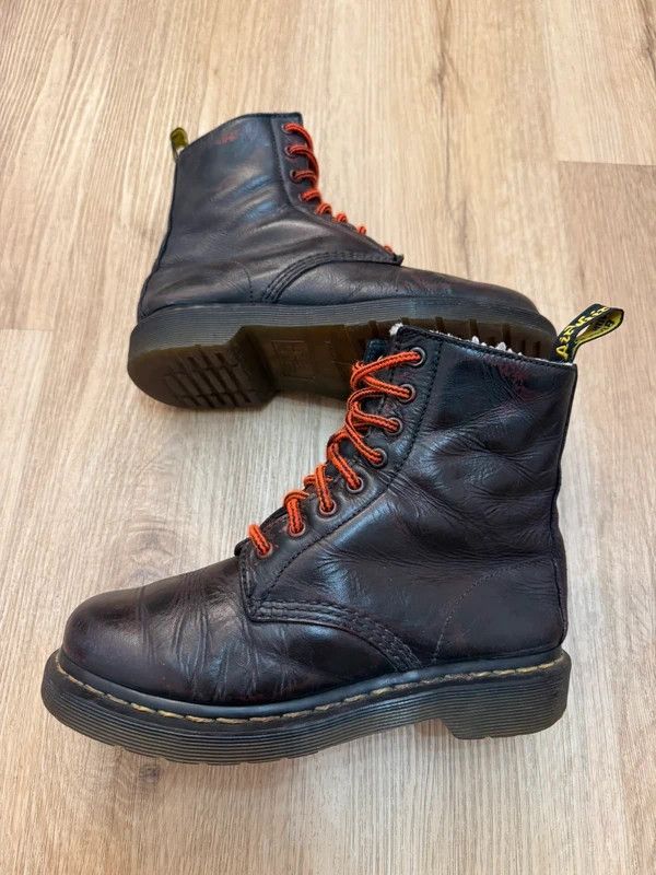 Dr. Martens Dr. Martens Serena Leather Boots 37 fur Size US 6 / IT 36 - 2 Thumbnail